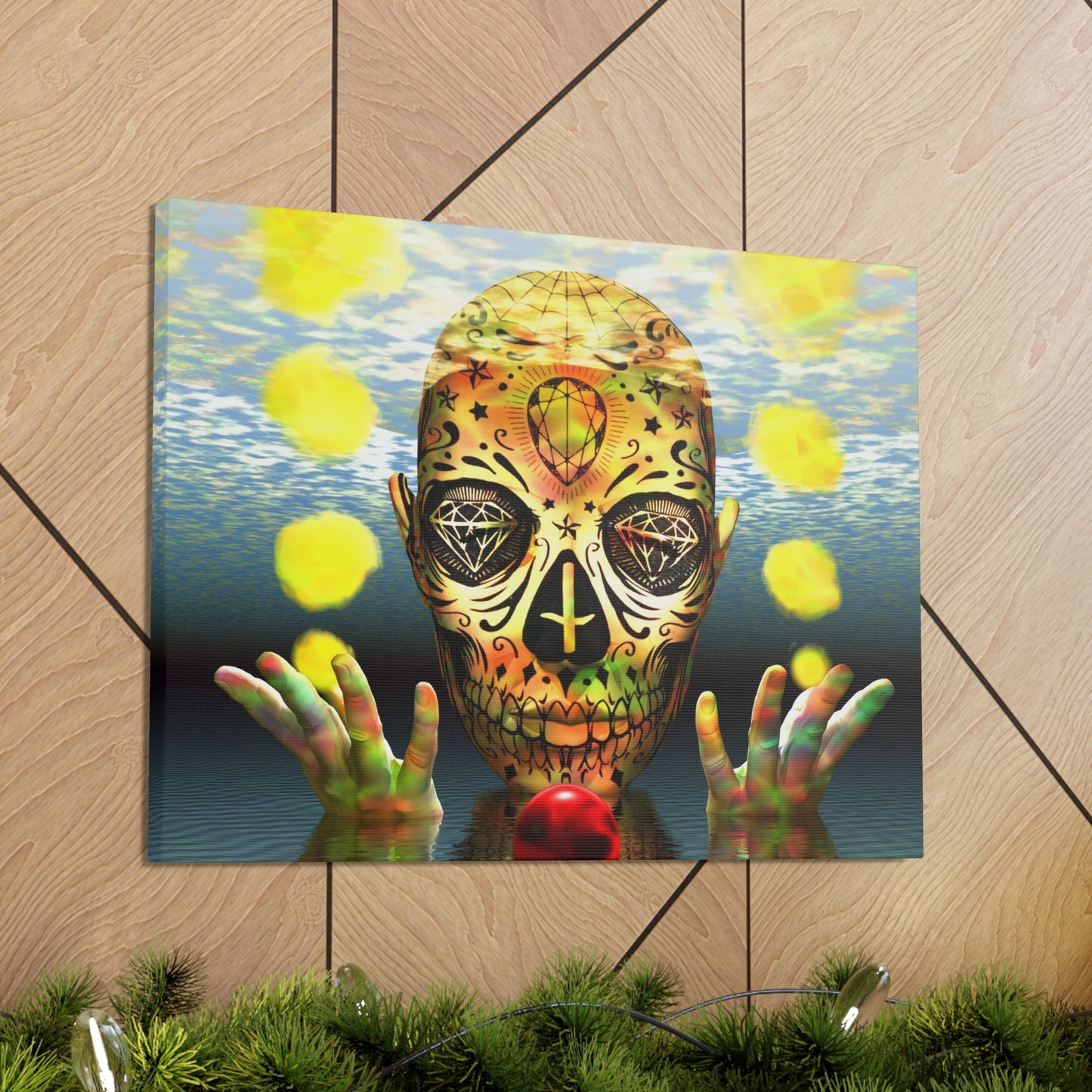 Trancendence of a Dead Mind - Canvas, Gallery Wrapped - 24" x 18" x 1.25" - Master Minds Series - Ready to Hang!