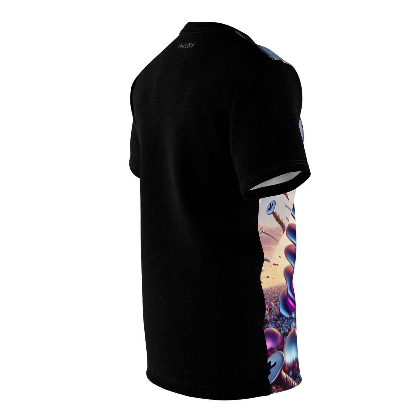 THE ROYAL SHAFT - Comfortable Crew Neck Shirt - Liquid Geometry series