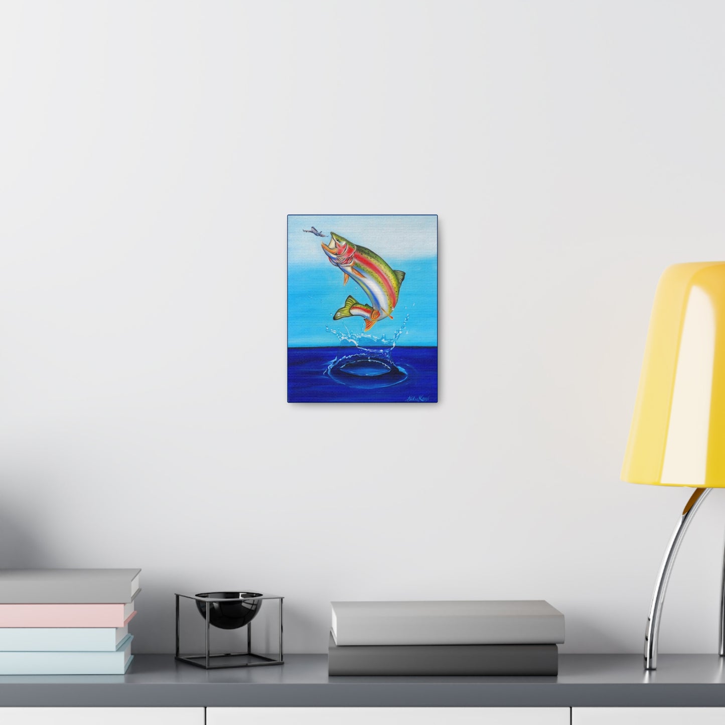 The BIG One - Canvas, Gallery Wrapped - 8" x 10" x 1.25" - Surrealism Series - Ready to Hang!