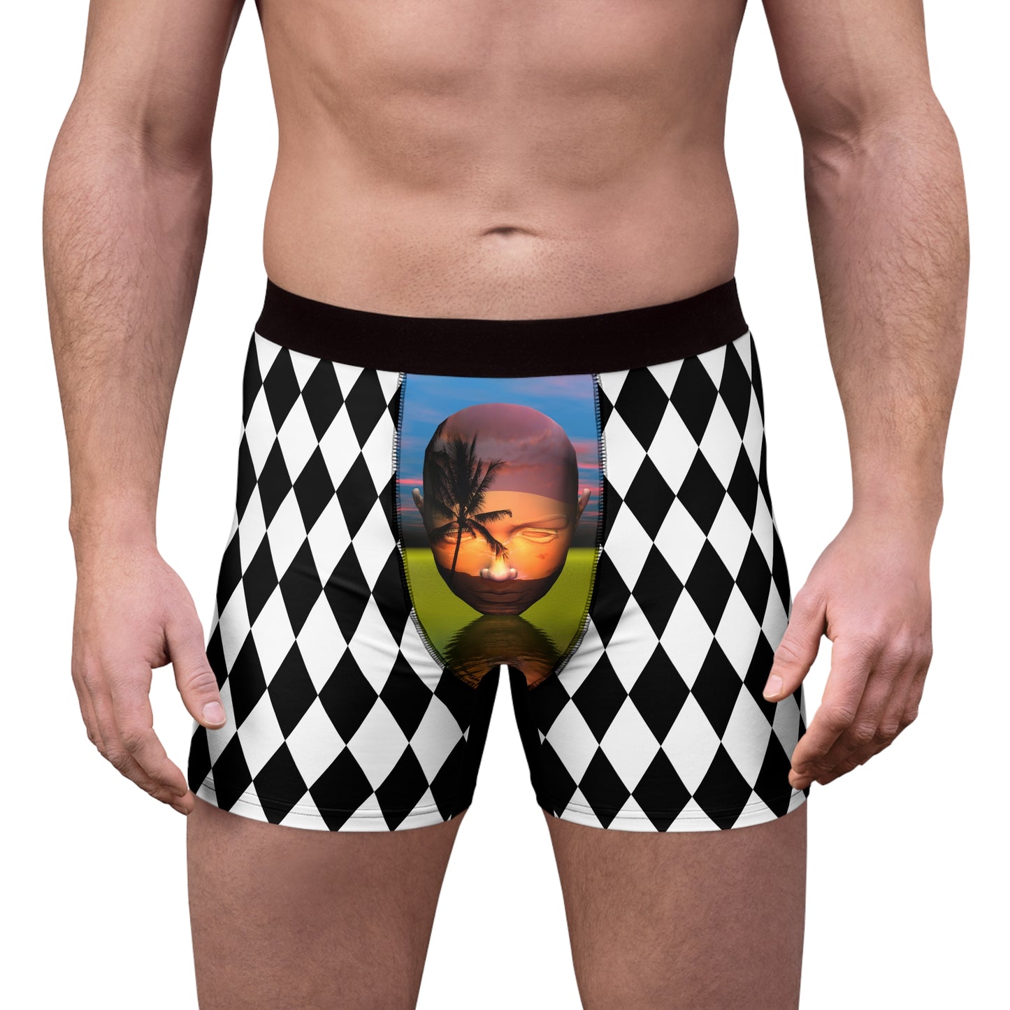 Mind Island Sunrise ~ Men's Boxer Briefs