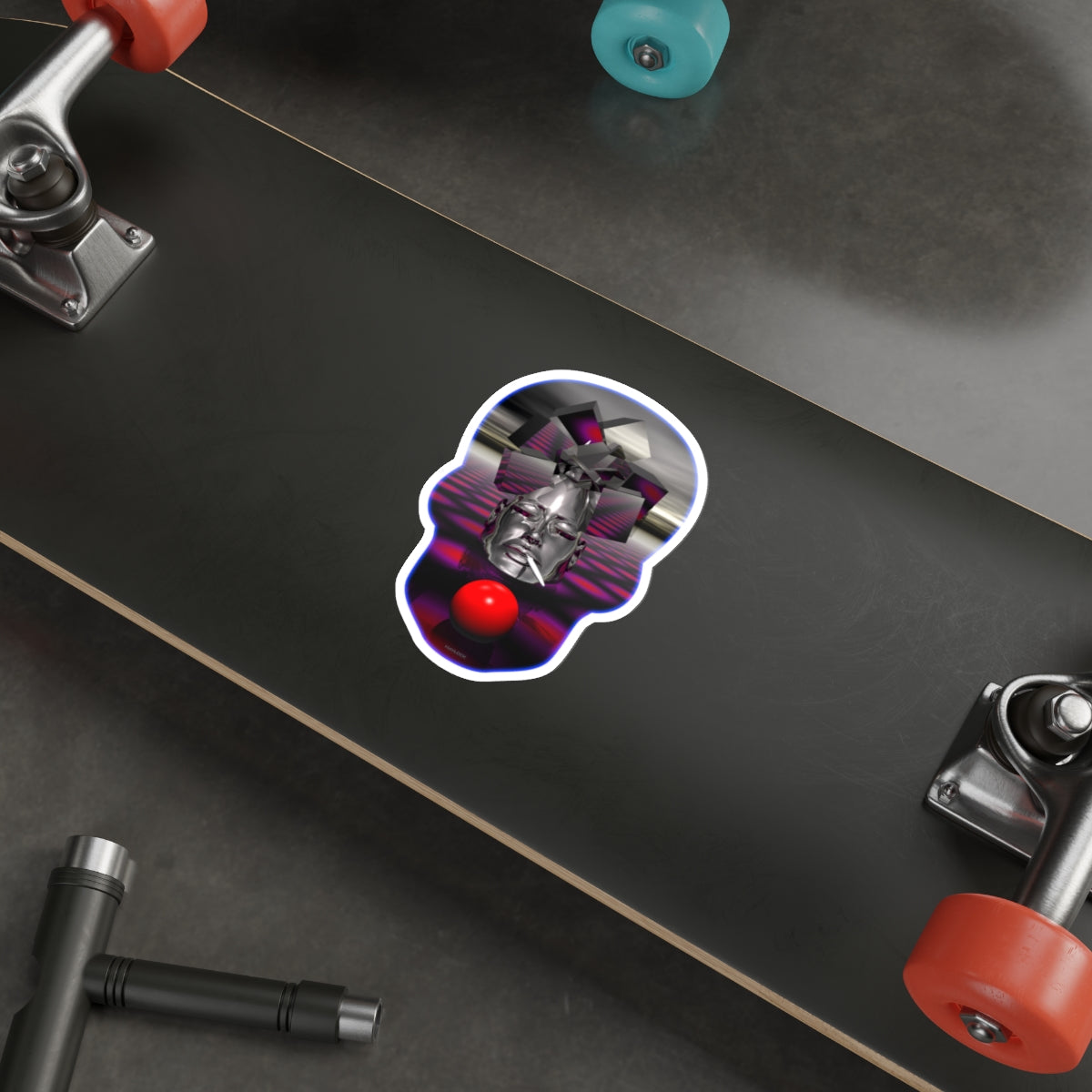 Cubist Mind Lift - Die-Cut Sticker 5" x 5"