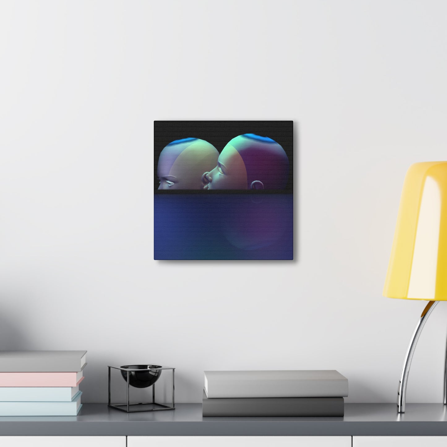 Minds Got A Secret - Canvas, Gallery Wrapped - 12" x 12" x 1.25" - Master Minds Series - Ready to Hang!