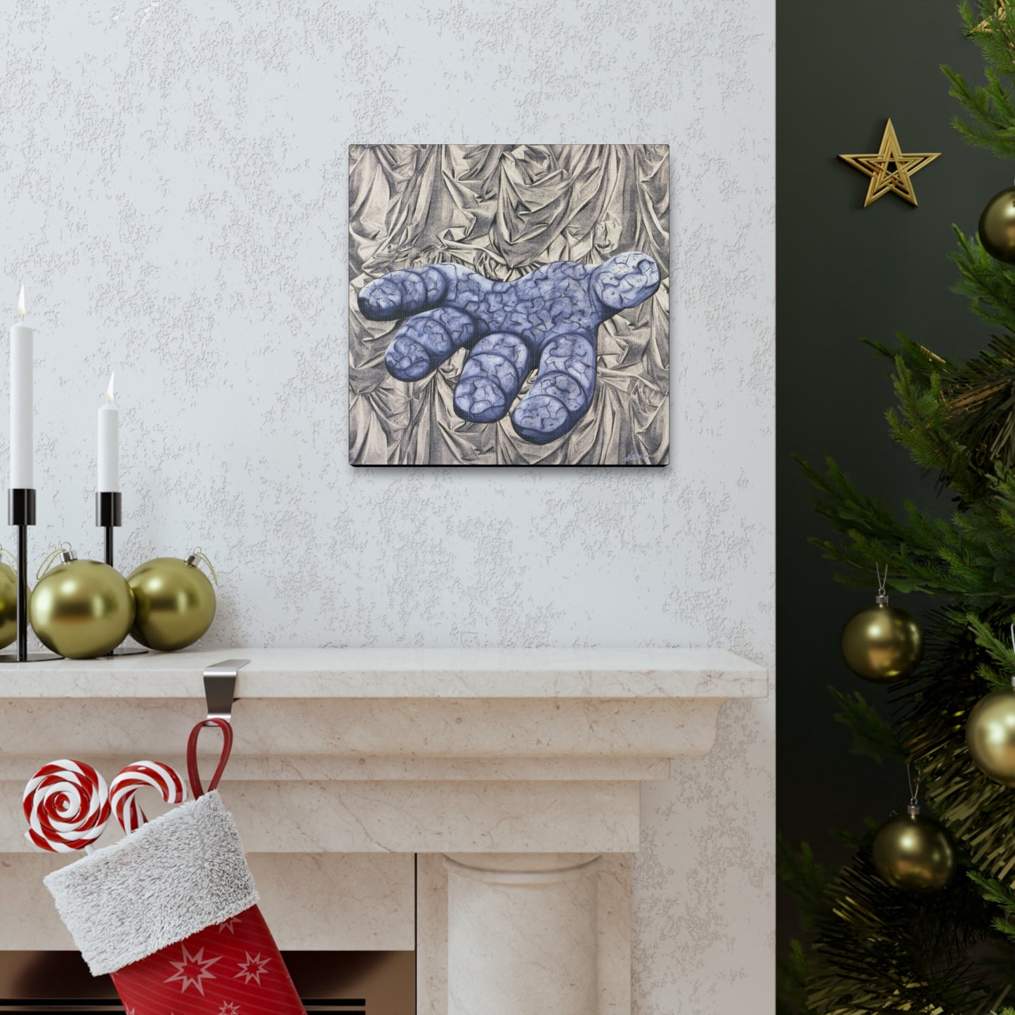 From Rock to Ruffle - Canvas, Gallery Wrapped - 12" x 12" x 1.25" - Master Minds Series - Ready to Hang!