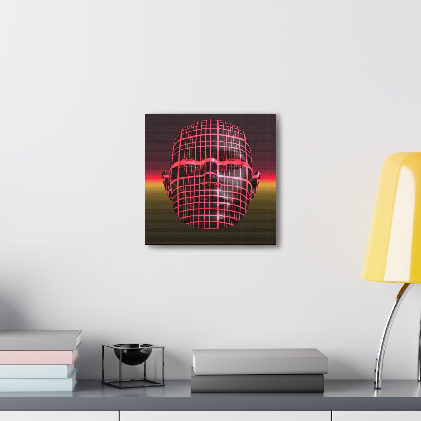 Linear Mind Scan Level 115 - Canvas, Gallery Wrapped - 12" x 12" x 1.25" - Master Minds Series - Ready to Hang!
