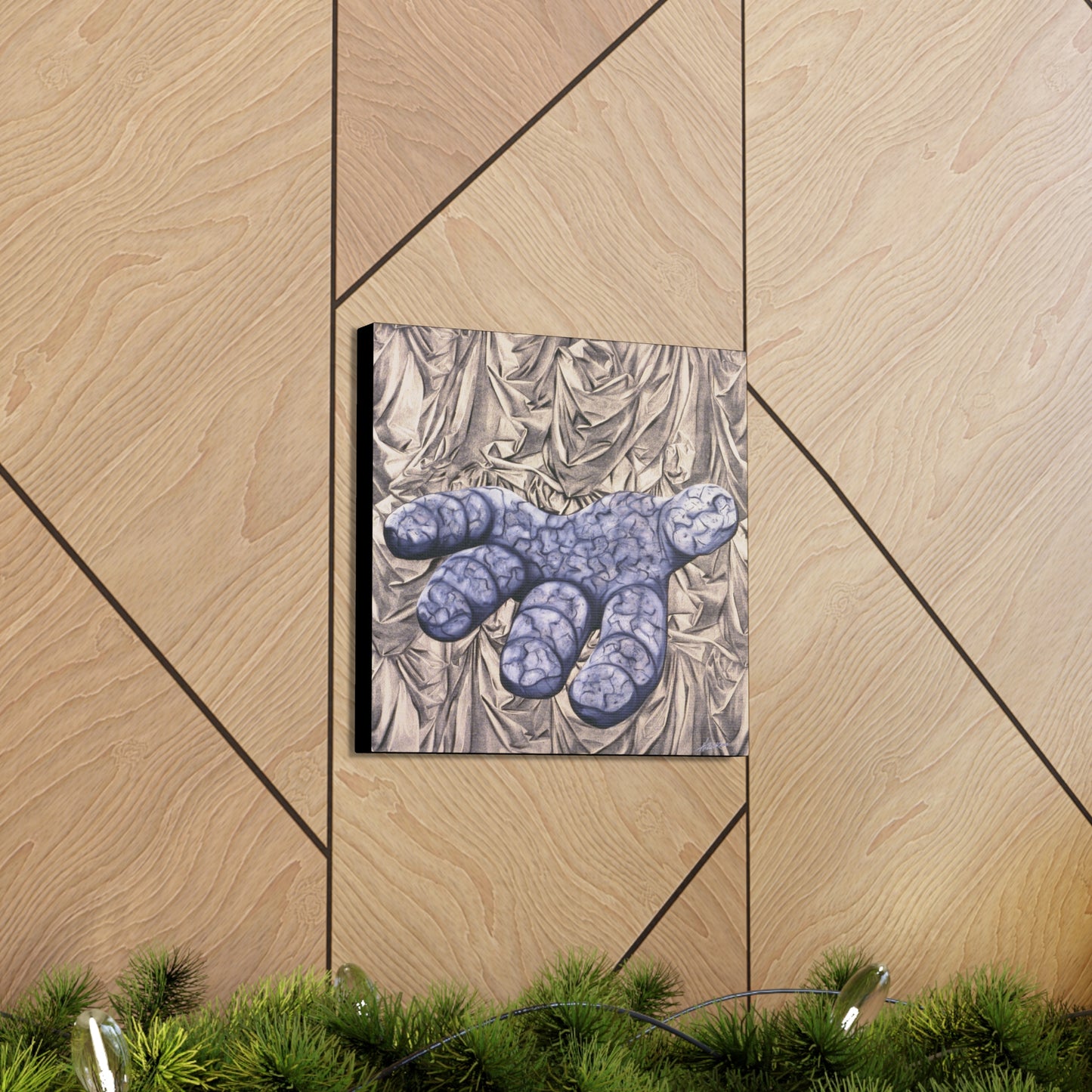 From Rock to Ruffle - Canvas, Gallery Wrapped - 12" x 12" x 1.25" - Master Minds Series - Ready to Hang!