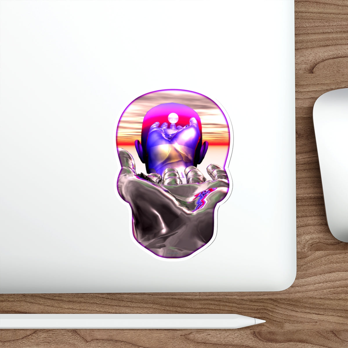 Reaching For The Never Mind - Die-Cut Sticker 5" x 5"