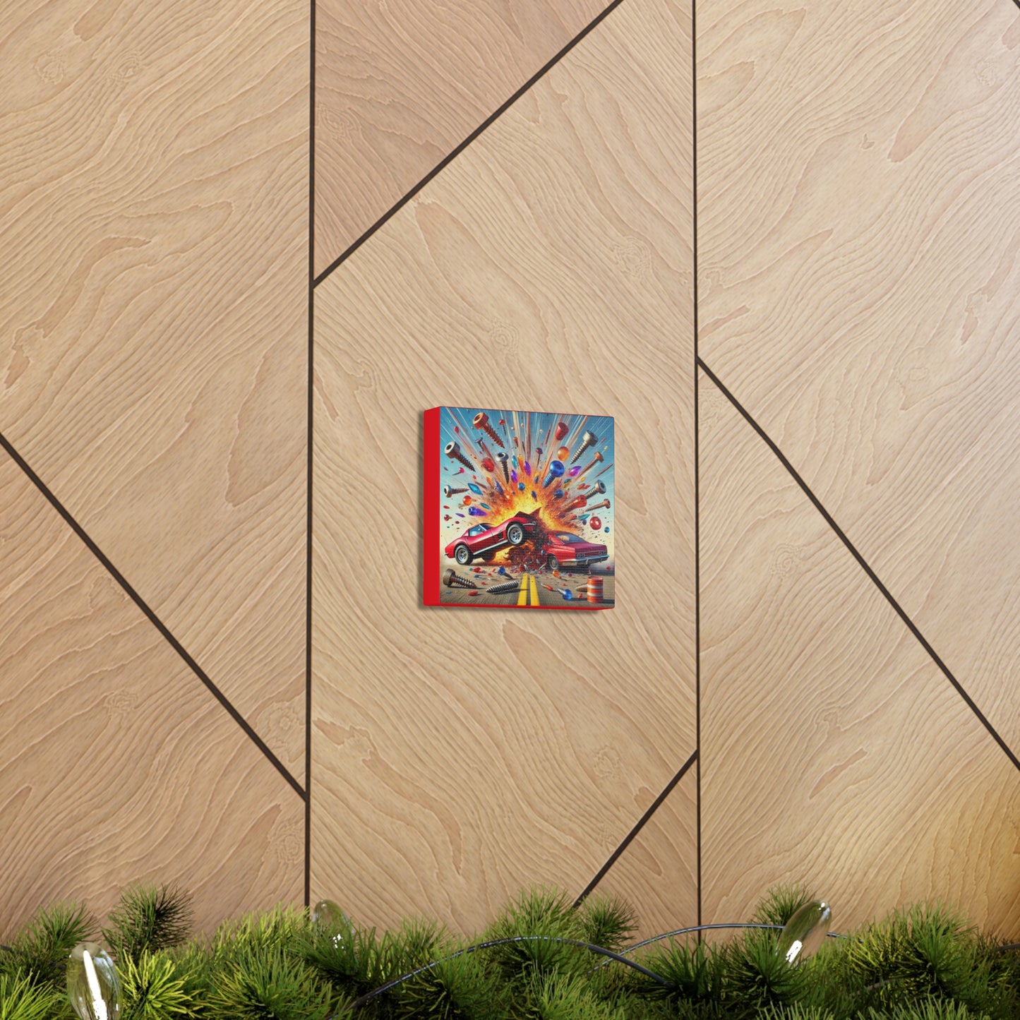 VELOCITY - Impact Series - 6x6 Canvas Gallery Wrap - Thick & Ready to Hang!