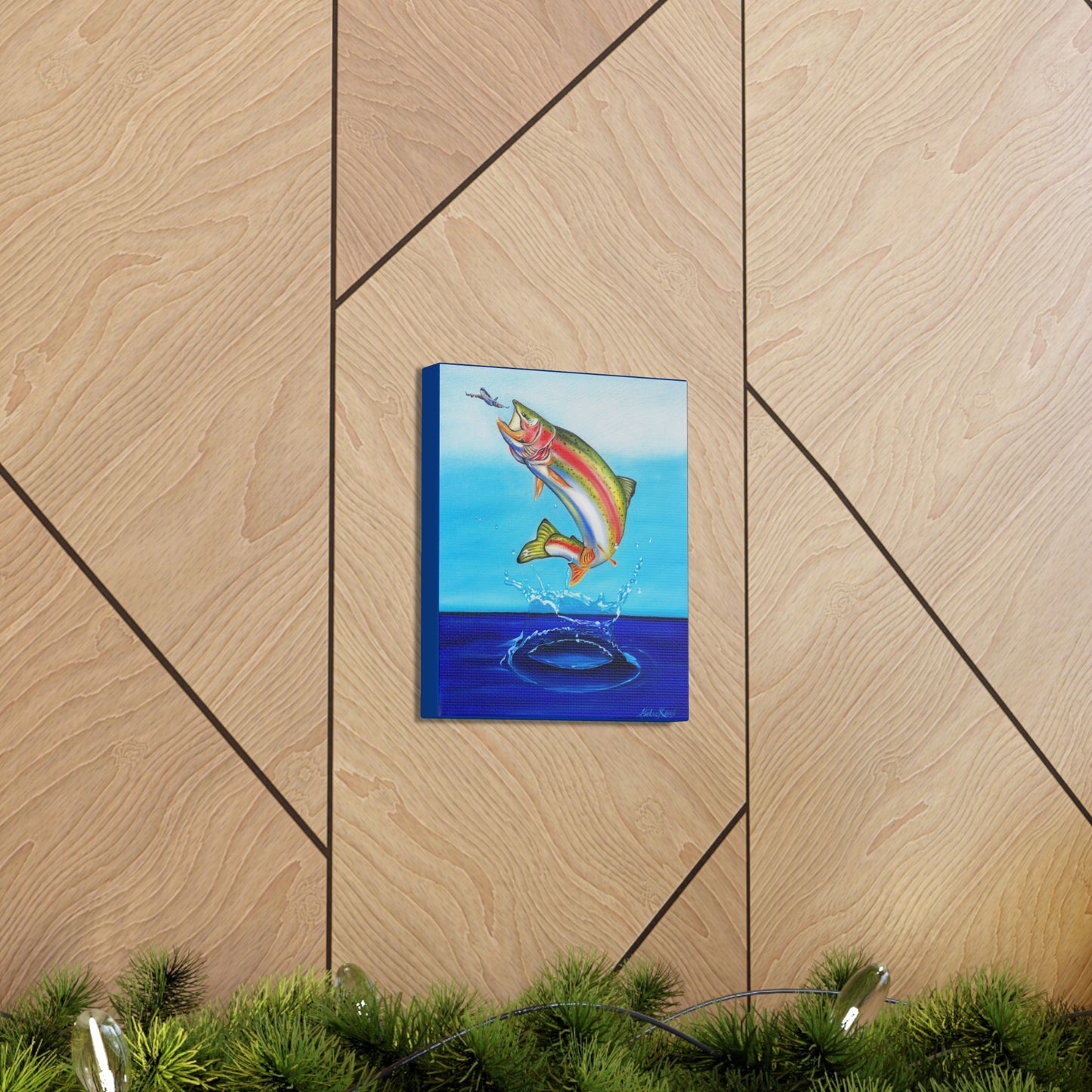 The BIG One - Canvas, Gallery Wrapped - 8" x 10" x 1.25" - Surrealism Series - Ready to Hang!