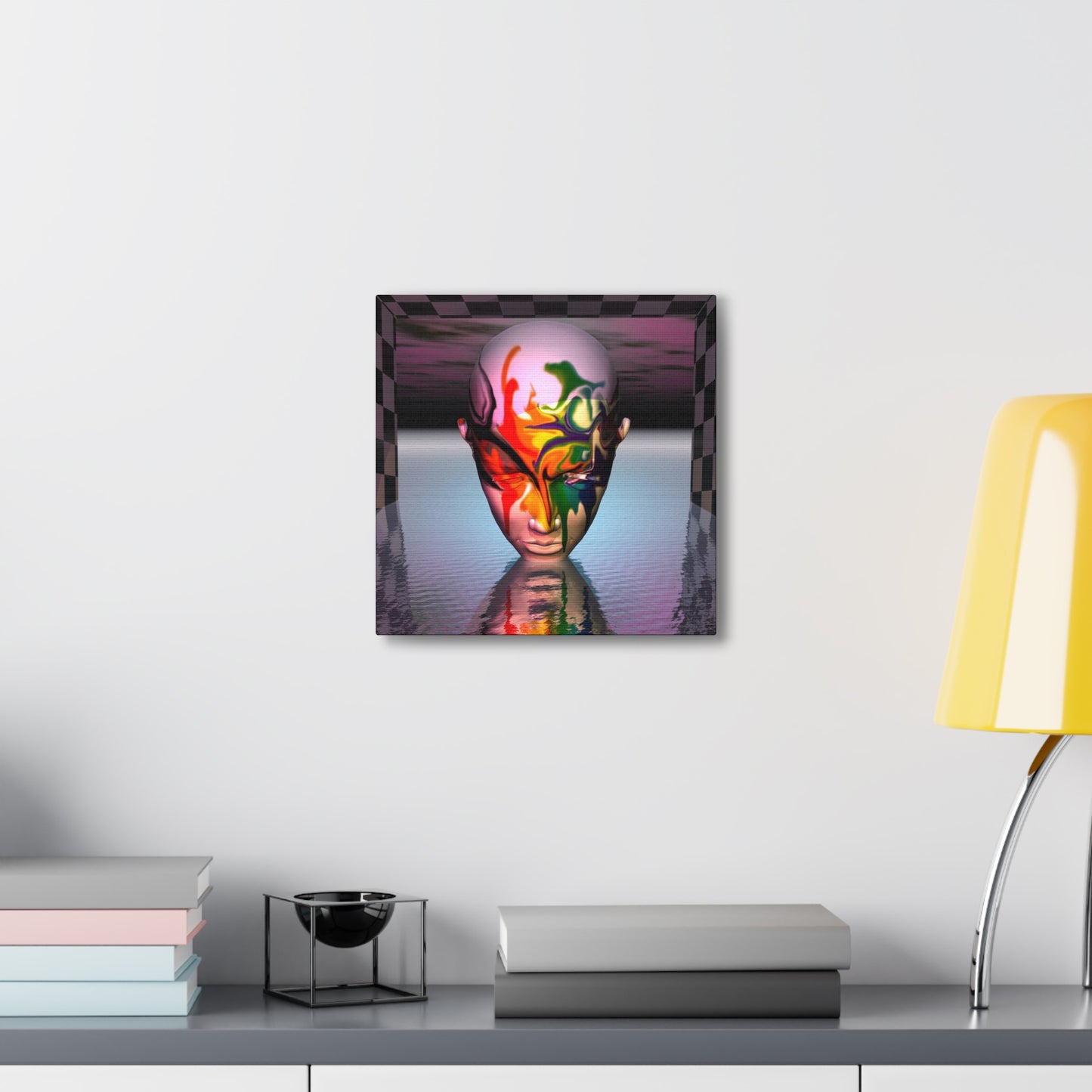 Mystical Mind Exotique - Canvas, Gallery Wrapped - 12" x 12" x 1.25" - Master Minds Series - Ready to Hang!