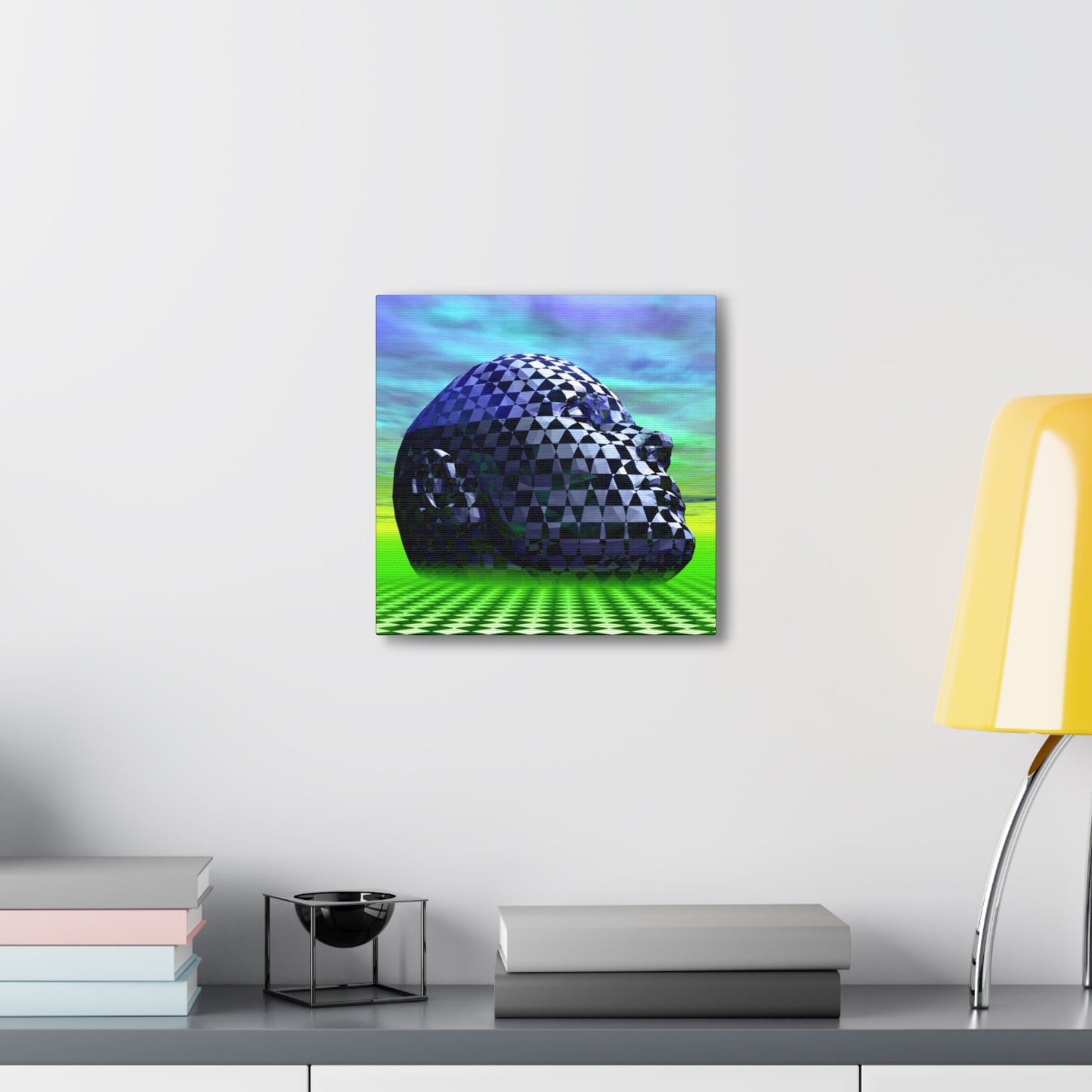 Plane Mind Vertigo - Canvas, Gallery Wrapped - 12" x 12" x 1.25" - Master Minds Series - Ready to Hang!