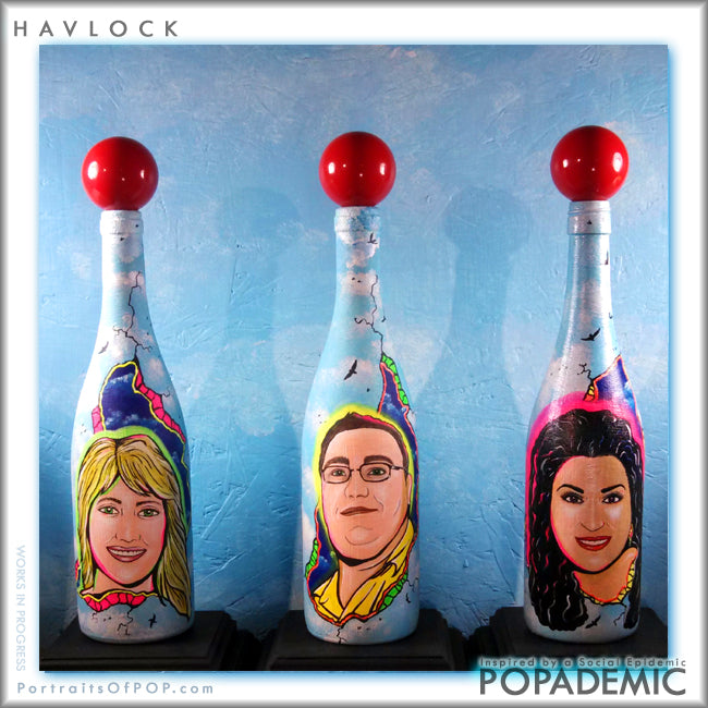 POPADEMIC - Portraits of POP - Hand Painted Commission Created and Hand Painted by Joey & Rhonda Havlock