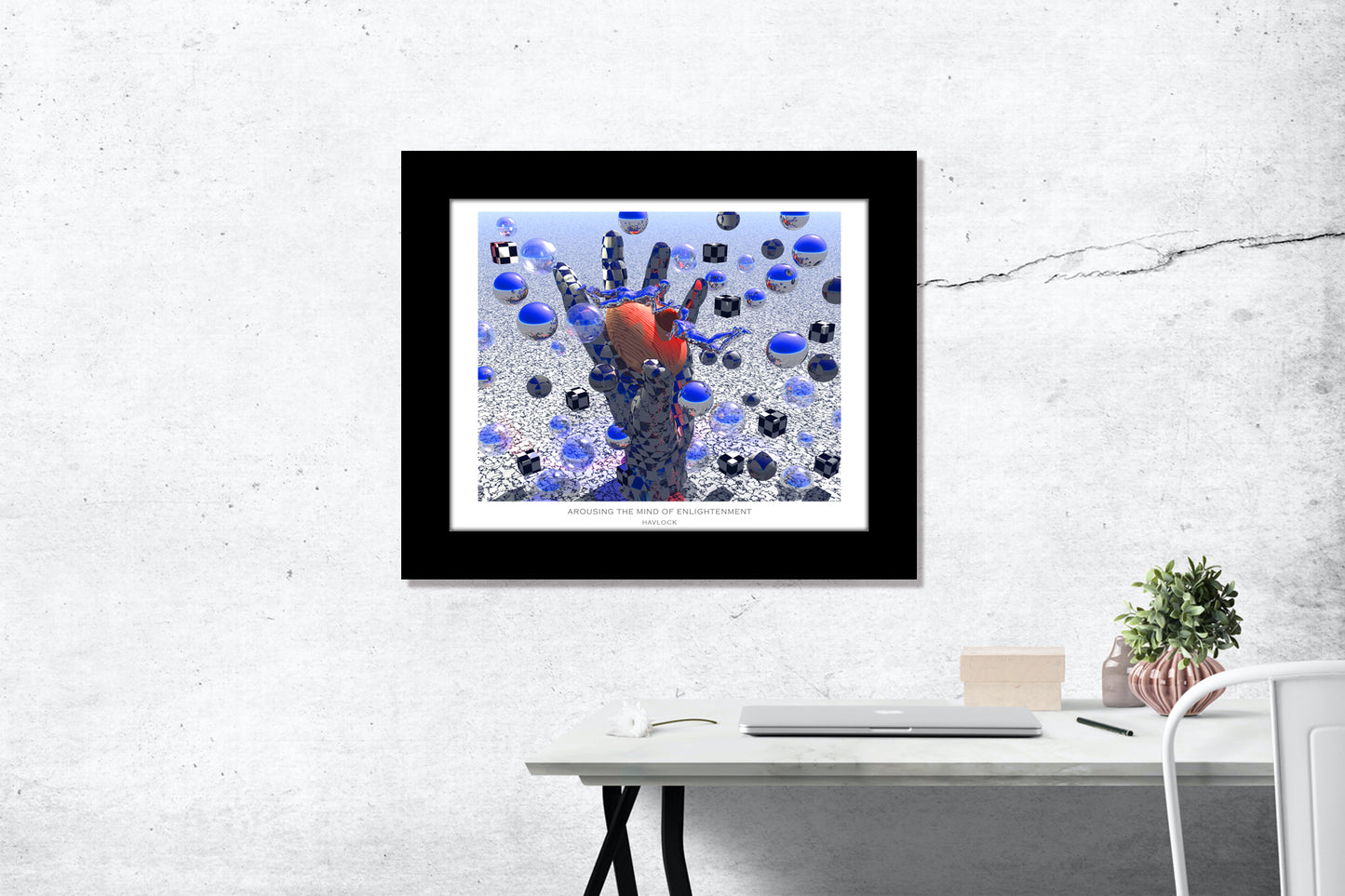 Arousing The Mind of Enlightenment ~ Alchemic Anatomy - 8x10 Print in Collector's Sleeve