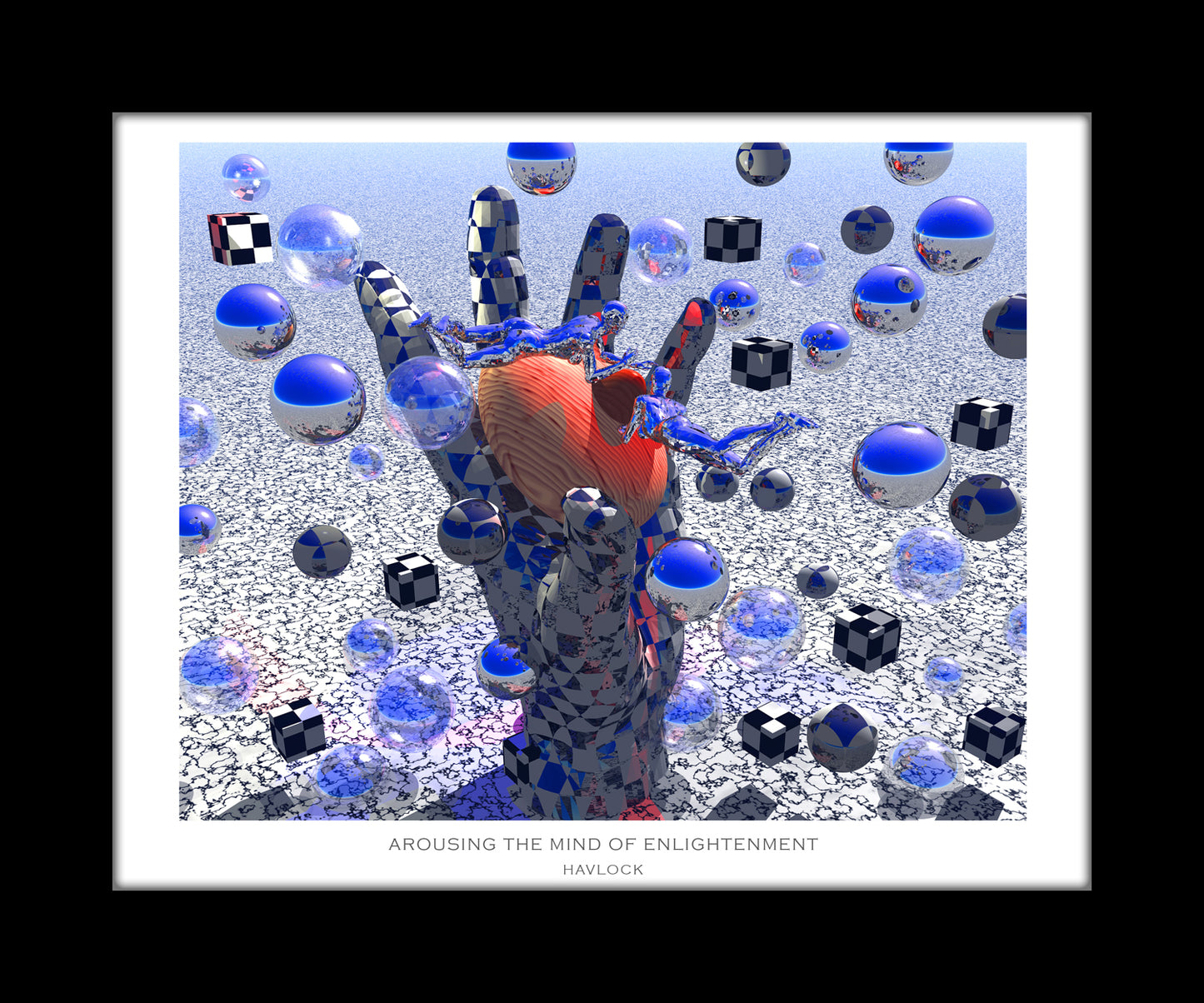 Arousing The Mind of Enlightenment ~ Alchemic Anatomy - 8x10 Print in Collector's Sleeve