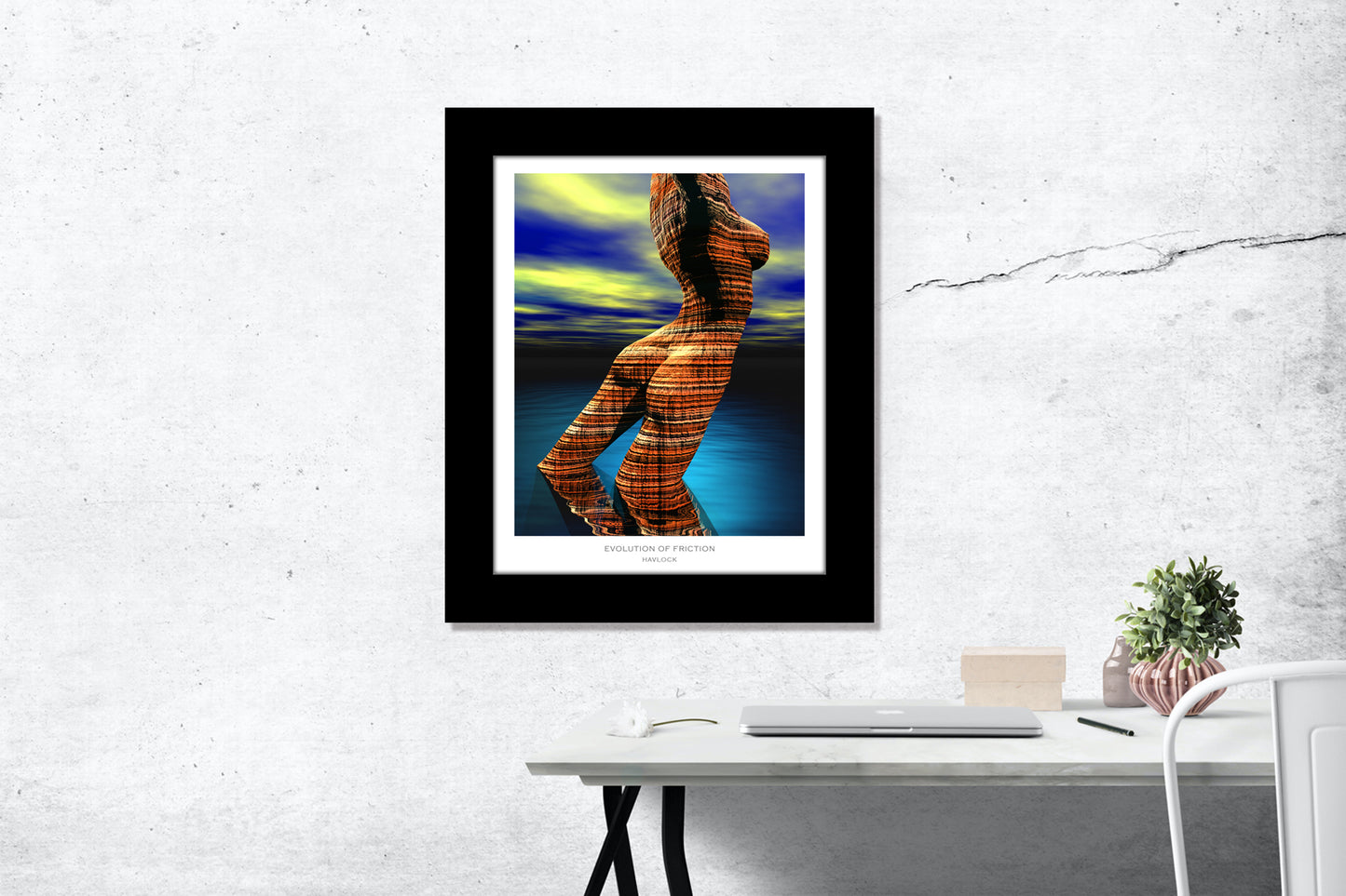 Evolution Of Friction ~ Alchemic Anatomy - 8x10 Print in Collector's Sleeve