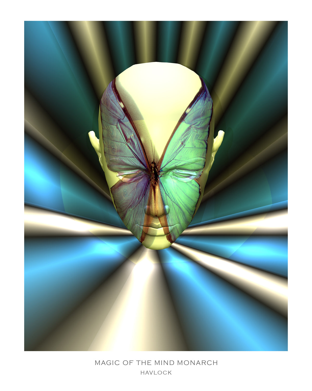 Magic of the Mind Monarch ~ Master Minds - 8x10 Print in Collector's Sleeve