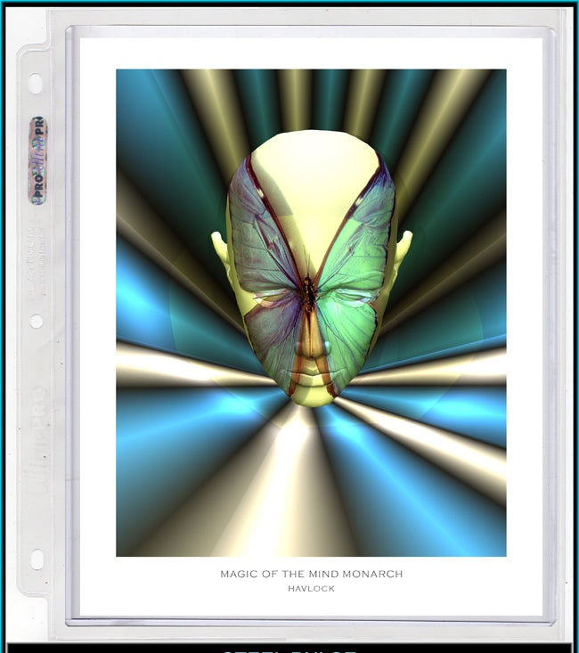 Magic of the Mind Monarch ~ Master Minds - 8x10 Print in Collector's Sleeve