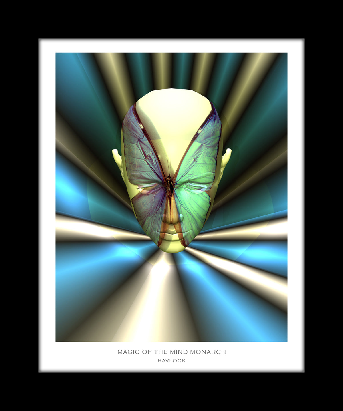 Magic of the Mind Monarch ~ Master Minds - 8x10 Print in Collector's Sleeve