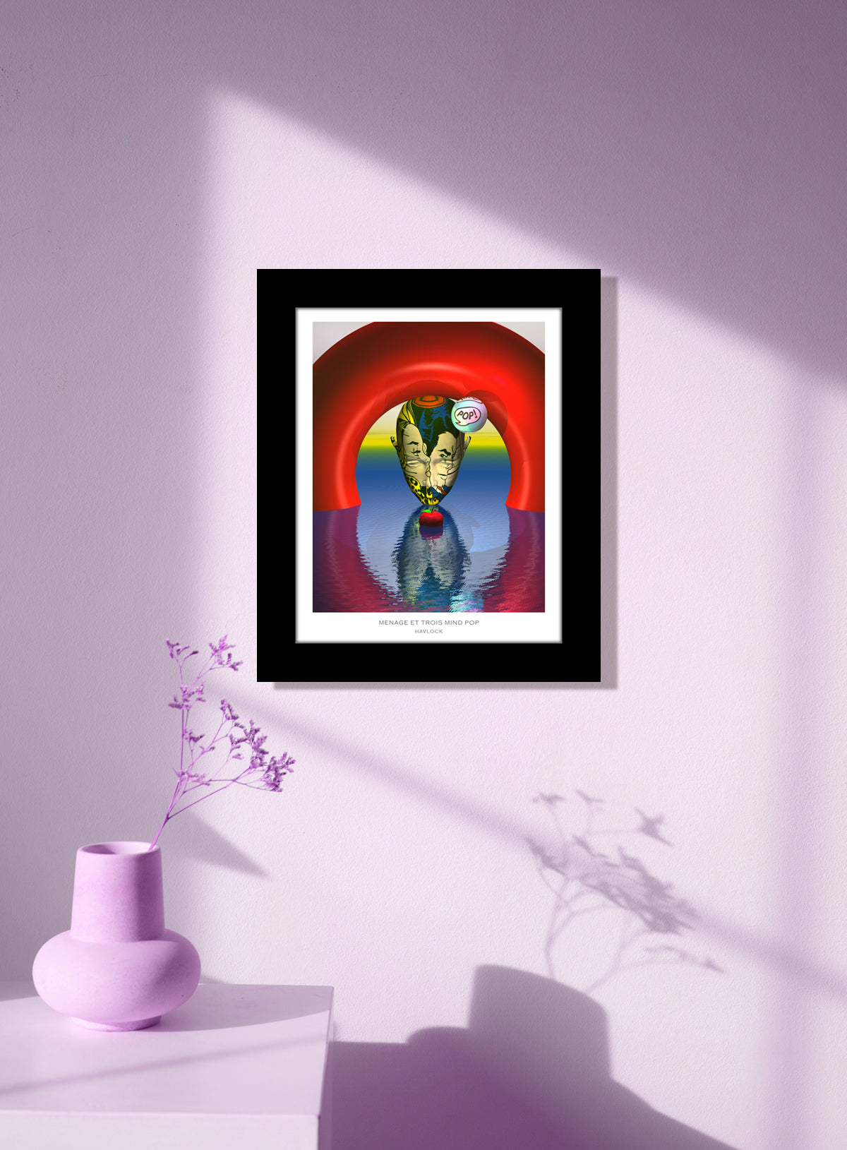 Menage Et Trois Mind POP ~ Master Minds - 8x10 Print in Collector's Sleeve