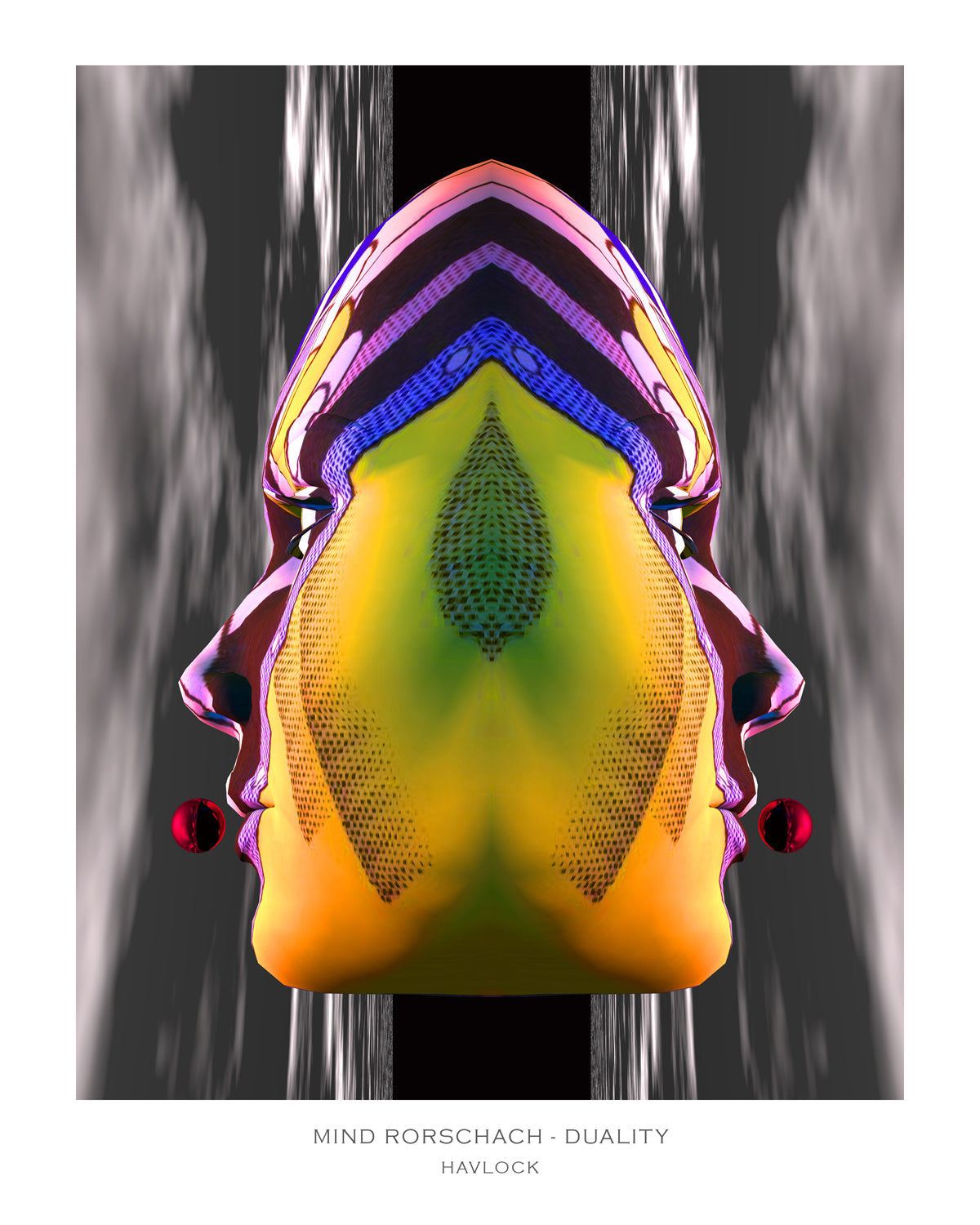 Mind Rorschach - Duality ~ Master Minds - 8x10 Print in Collector's Sleeve