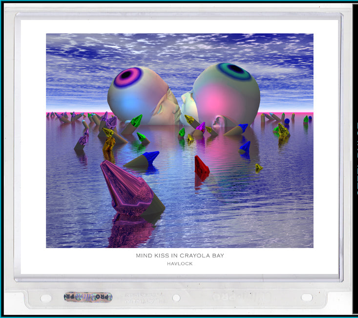 Mind Kiss In Crayola Bay ~ Master Minds - 8x10 Print in Collector's Sleeve
