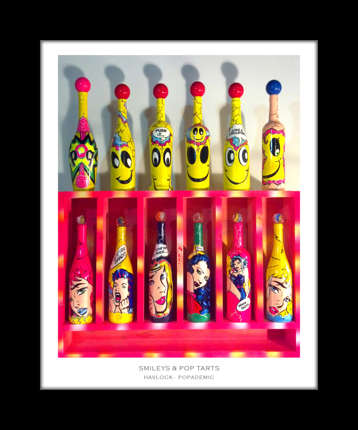 Smileys & POP Tarts ~ POPADEMIC - 8x10 Print in Collector's Sleeve