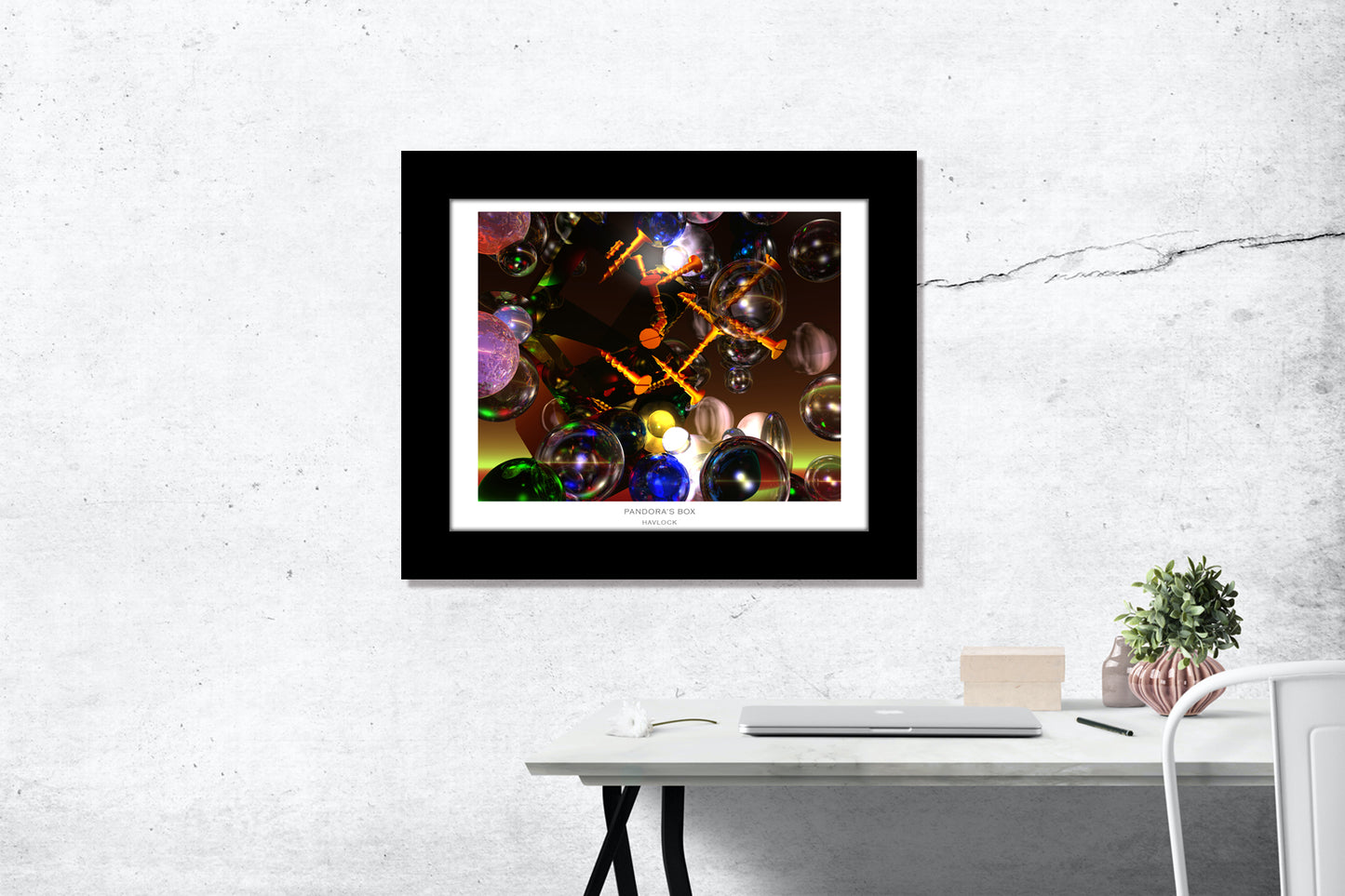 Pandora's Box ~ Liquid Geometry - 8x10 Print in Collector's Sleeve