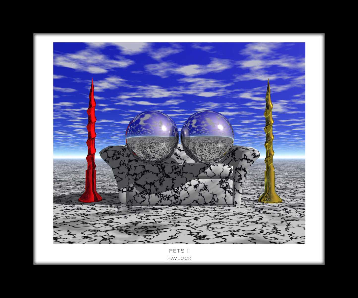 Pets II ~ Liquid Geometry - 8x10 Print in Collector's Sleeve