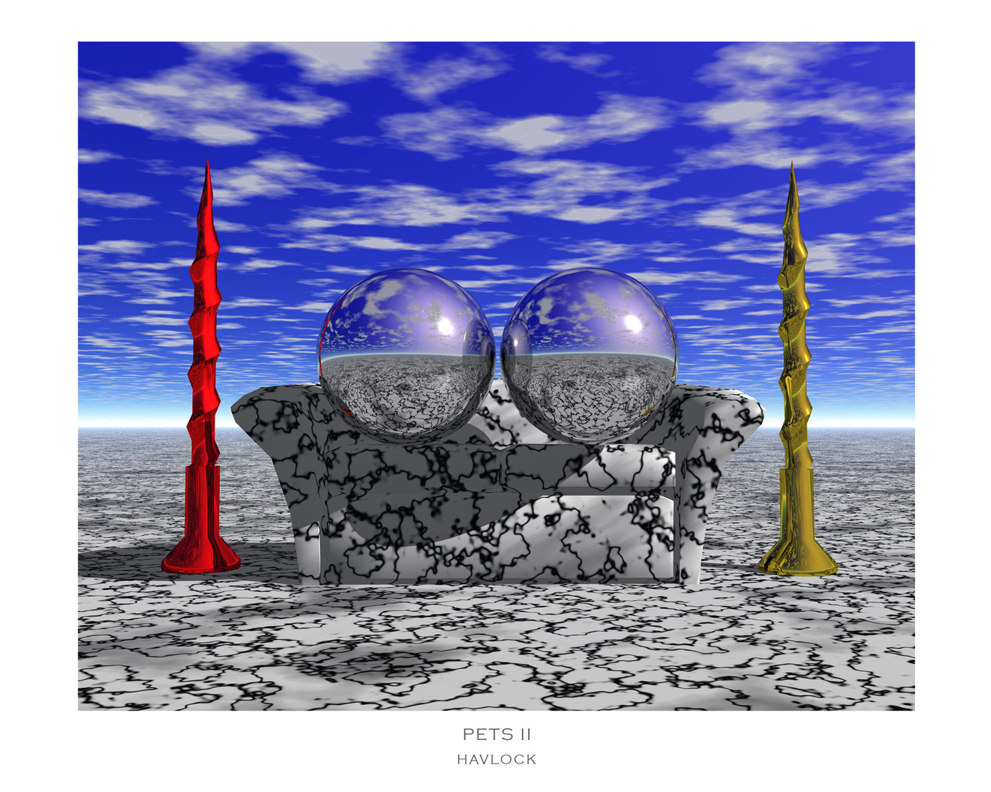 Pets II ~ Liquid Geometry - 8x10 Print in Collector's Sleeve