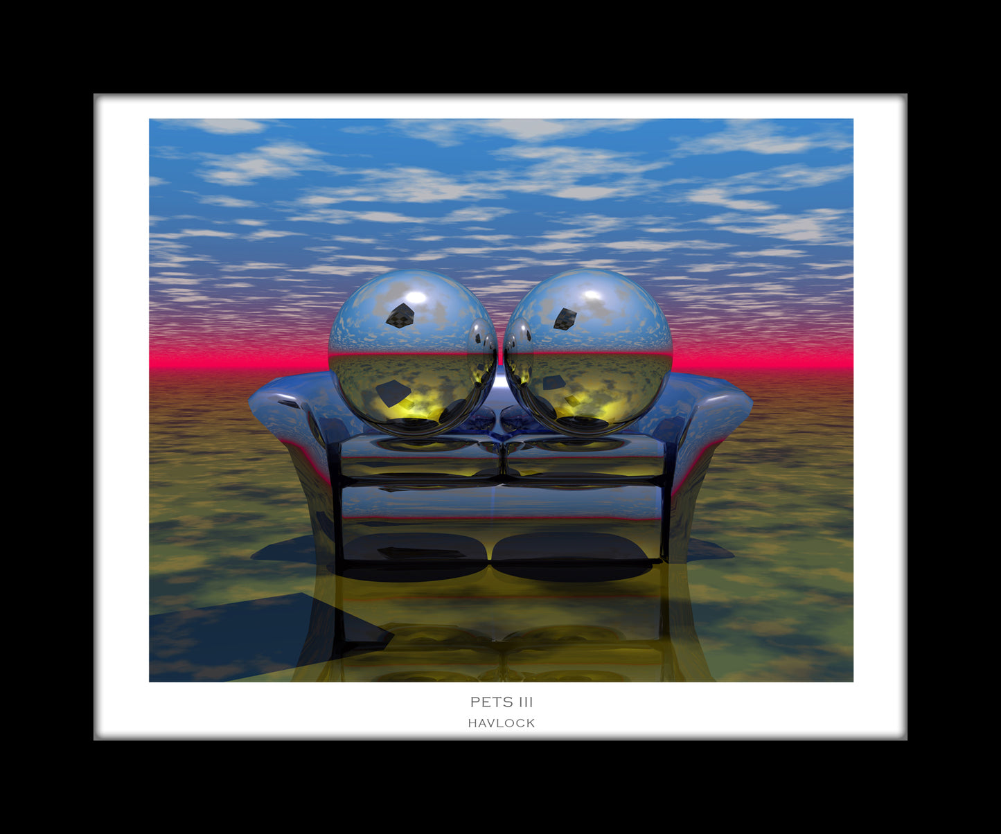 Pets III ~ Liquid Geometry - 8x10 Print in Collector's Sleeve