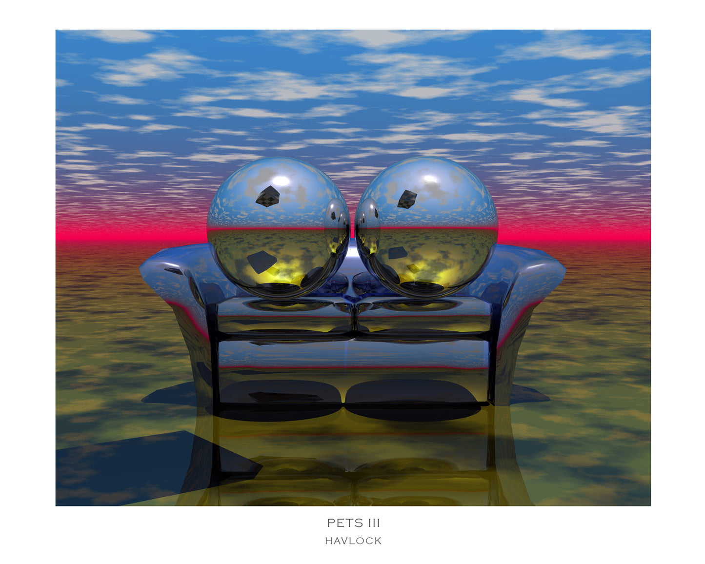 Pets III ~ Liquid Geometry - 8x10 Print in Collector's Sleeve