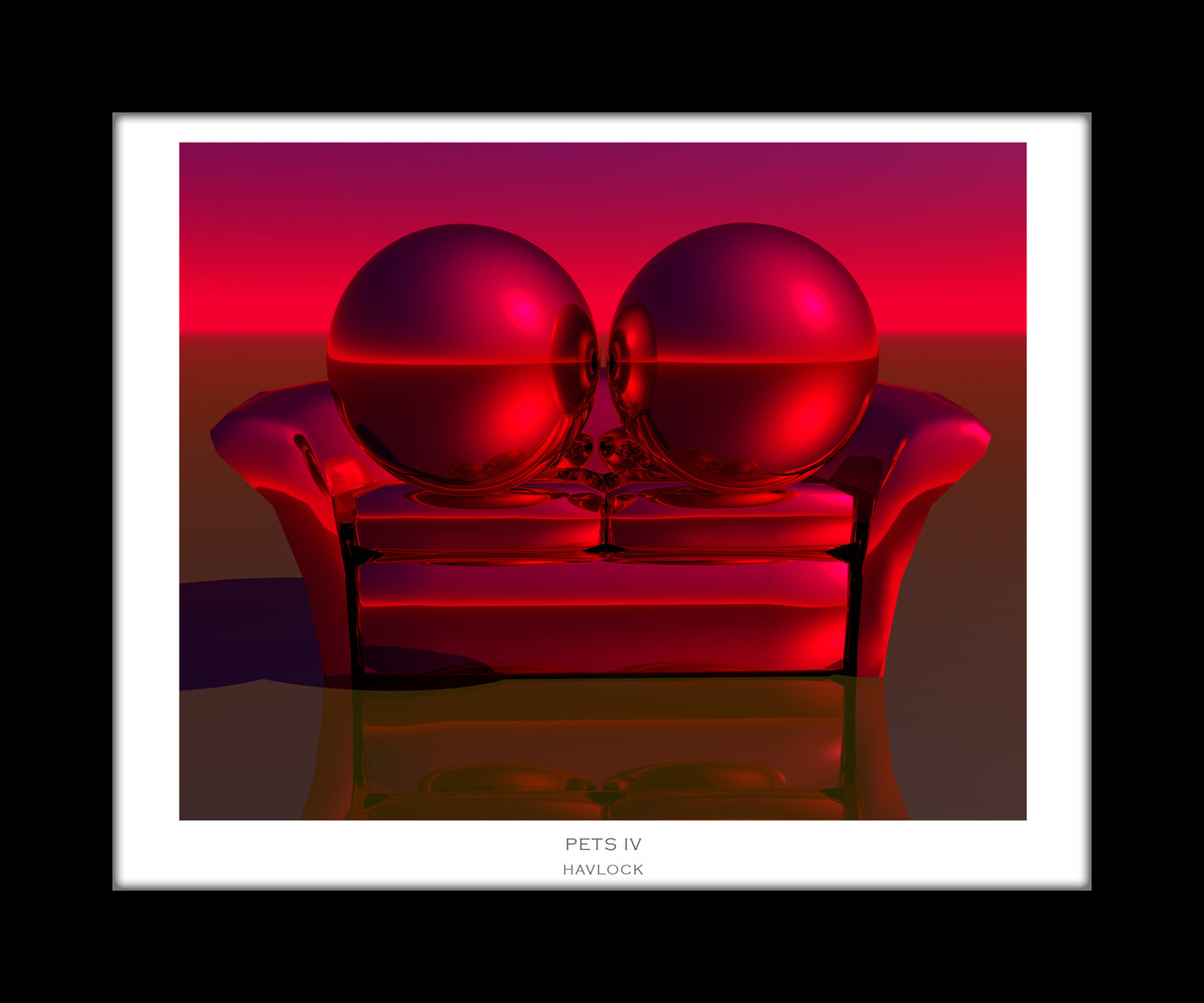 Pets IV ~ Liquid Geometry - 8x10 Print in Collector's Sleeve