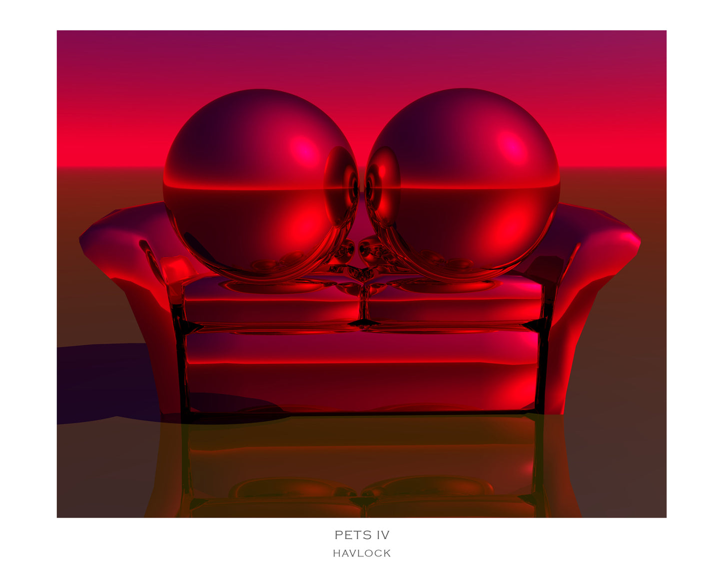 Pets IV ~ Liquid Geometry - 8x10 Print in Collector's Sleeve
