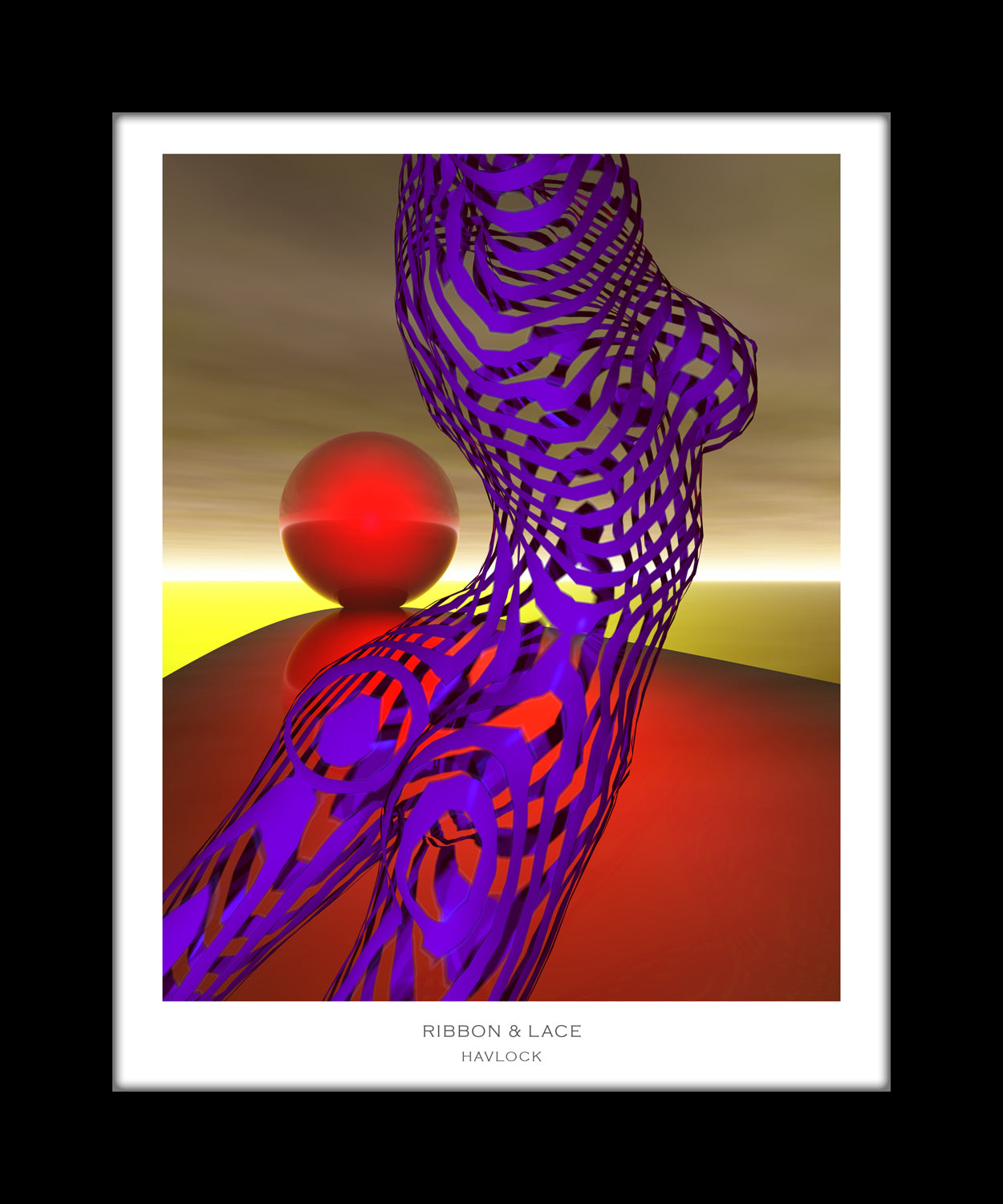 Ribbon & Lace ~ Alchemic Anatomy - 8x10 Print in Collector's Sleeve