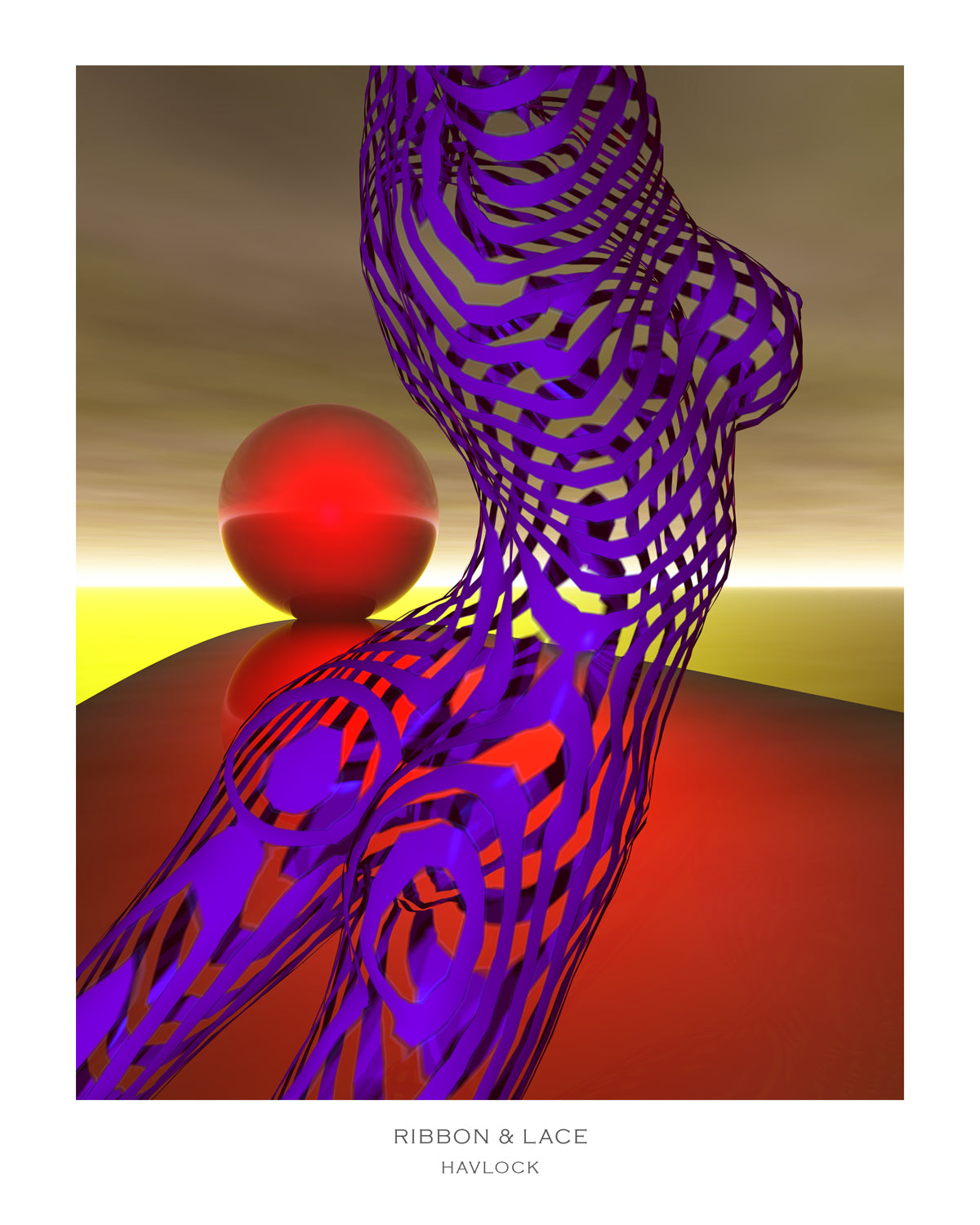 Ribbon & Lace ~ Alchemic Anatomy - 8x10 Print in Collector's Sleeve