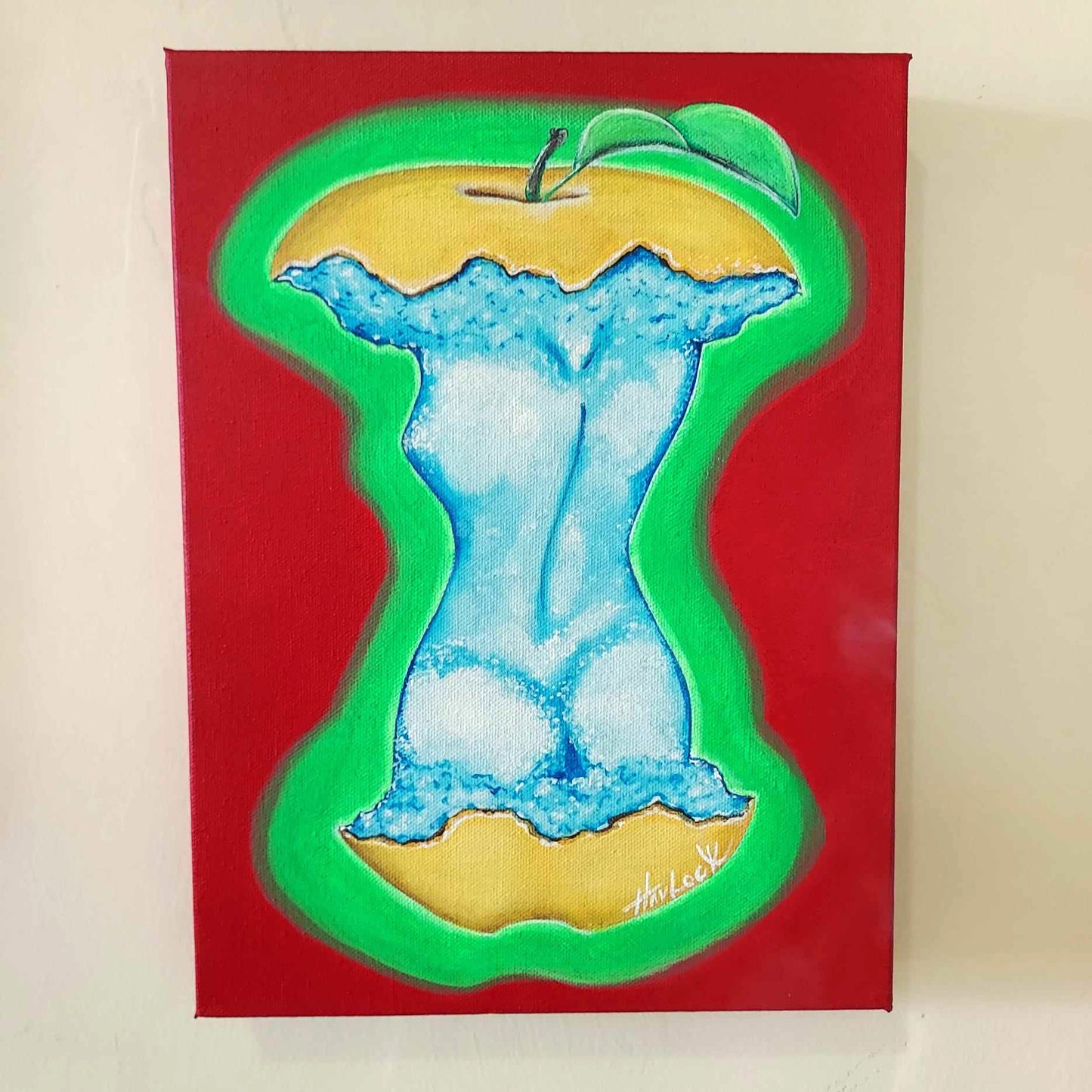 APHRODITE (Adam's Apple) - The Garden of Eve series - Original Painting - Joey Havlock