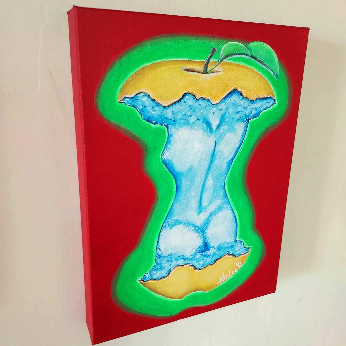 APHRODITE (Adam's Apple) - The Garden of Eve series - Original Painting - Joey Havlock