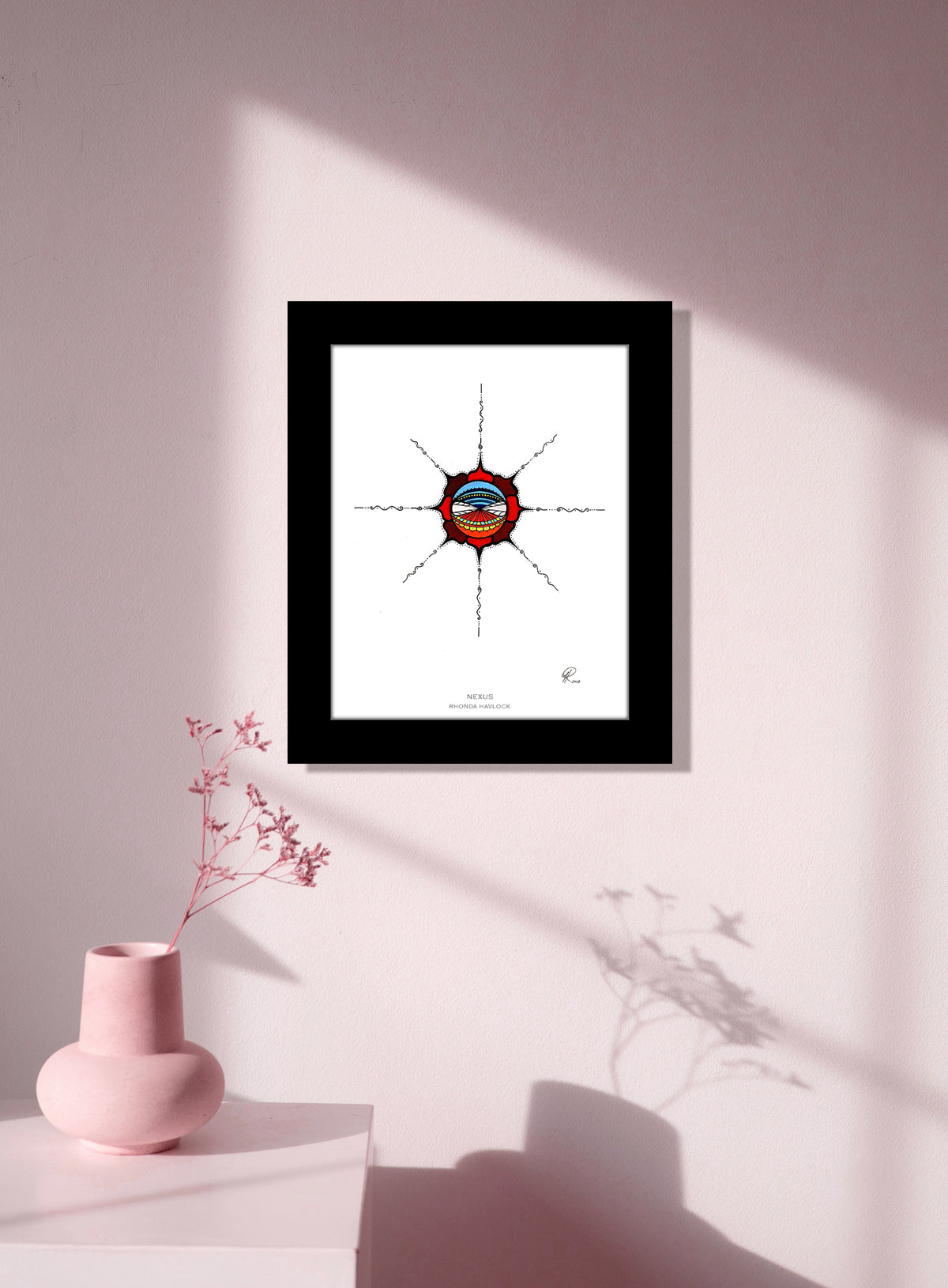 NEXUS ~ Abstract Geometry - 8x10 Print in Collector's Sleeve