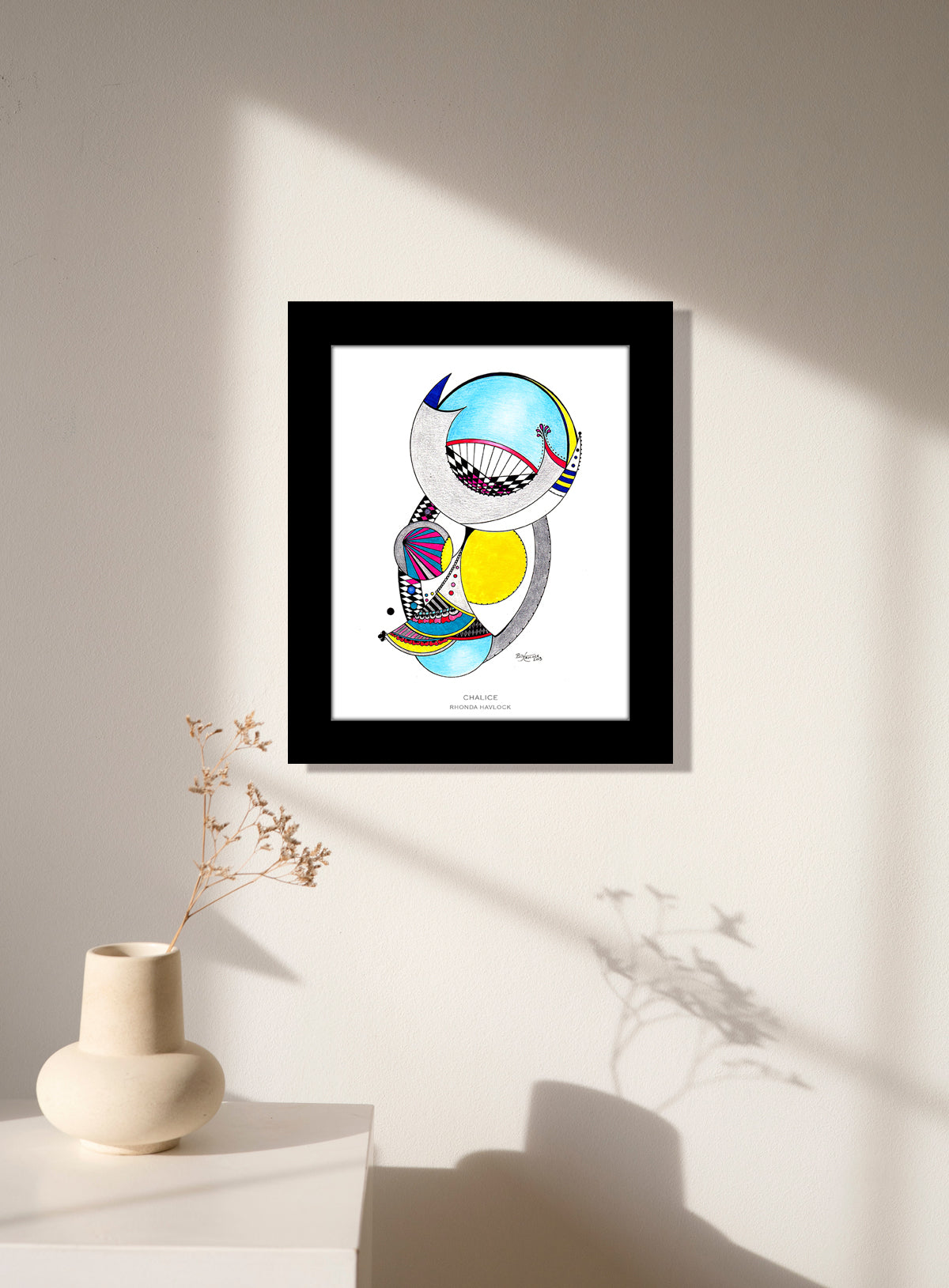 CHALICE ~ Abstract Geometry - 8x10 Print in Collector's Sleeve