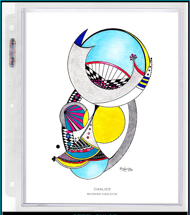 CHALICE ~ Abstract Geometry - 8x10 Print in Collector's Sleeve