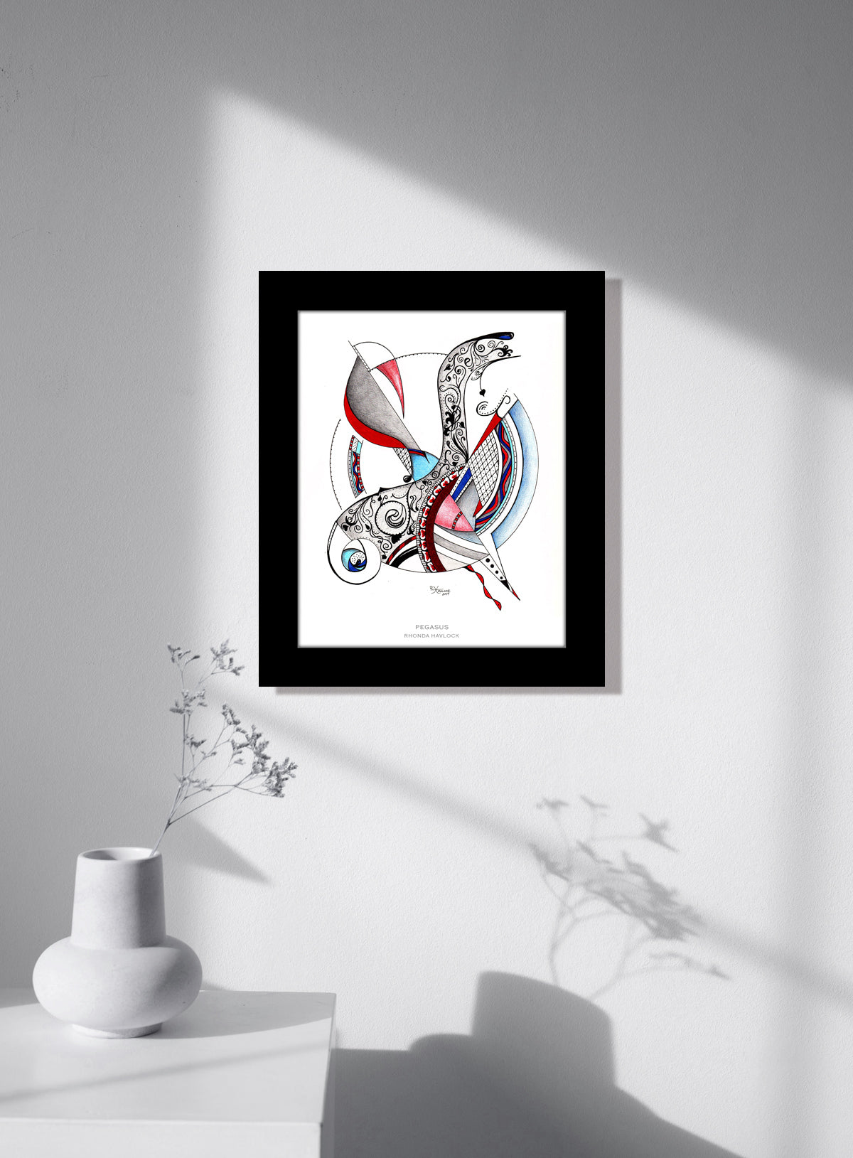 PEGASUS ~ Abstract Geometry - 8x10 Print in Collector's Sleeve