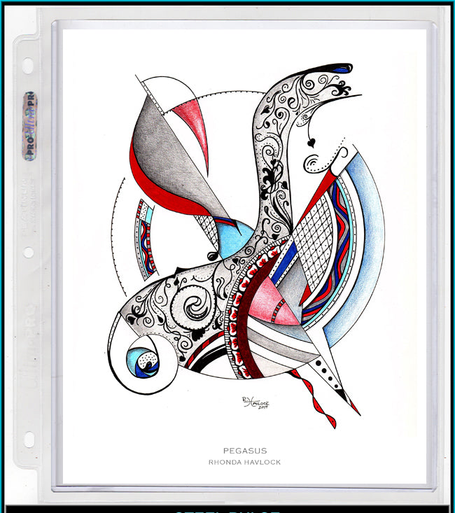 PEGASUS ~ Abstract Geometry - 8x10 Print in Collector's Sleeve