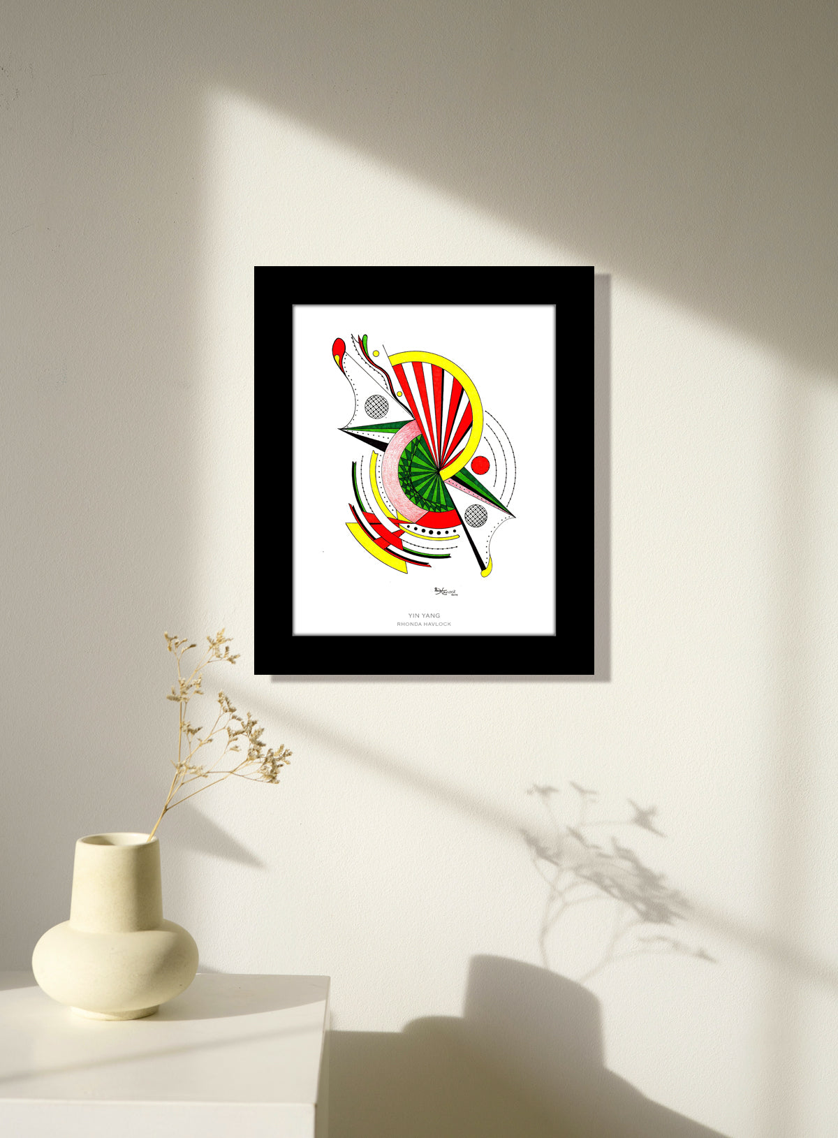 YIN YANG ~ Abstract Geometry - 8x10 Print in Collector's Sleeve