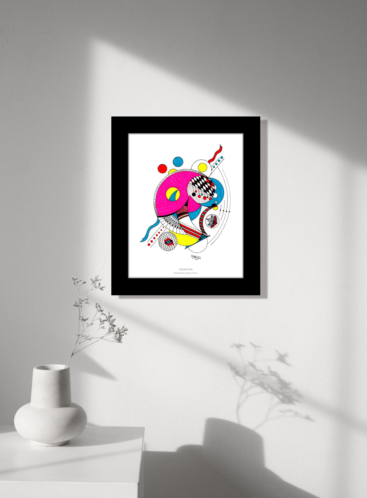 CRAVING ~ Abstract Geometry - 8x10 Print in Collector's Sleeve