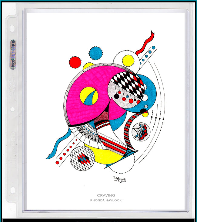 CRAVING ~ Abstract Geometry - 8x10 Print in Collector's Sleeve