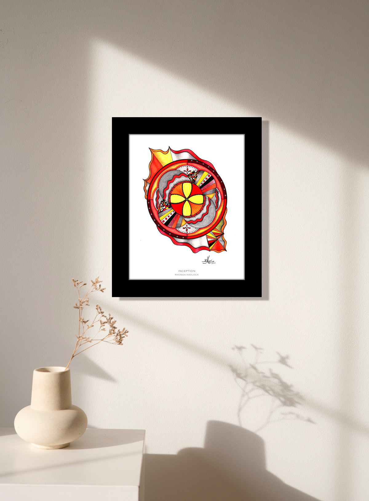INCEPTION ~ Abstract Geometry - 8x10 Print in Collector's Sleeve