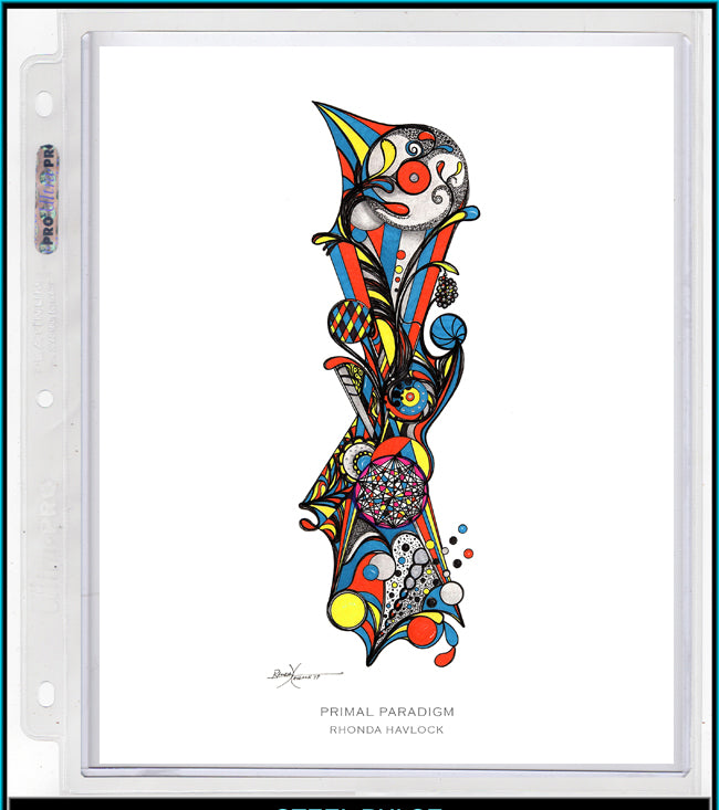 PRIMAL PARADIGM ~ Abstract Geometry - 8x10 Print in Collector's Sleeve