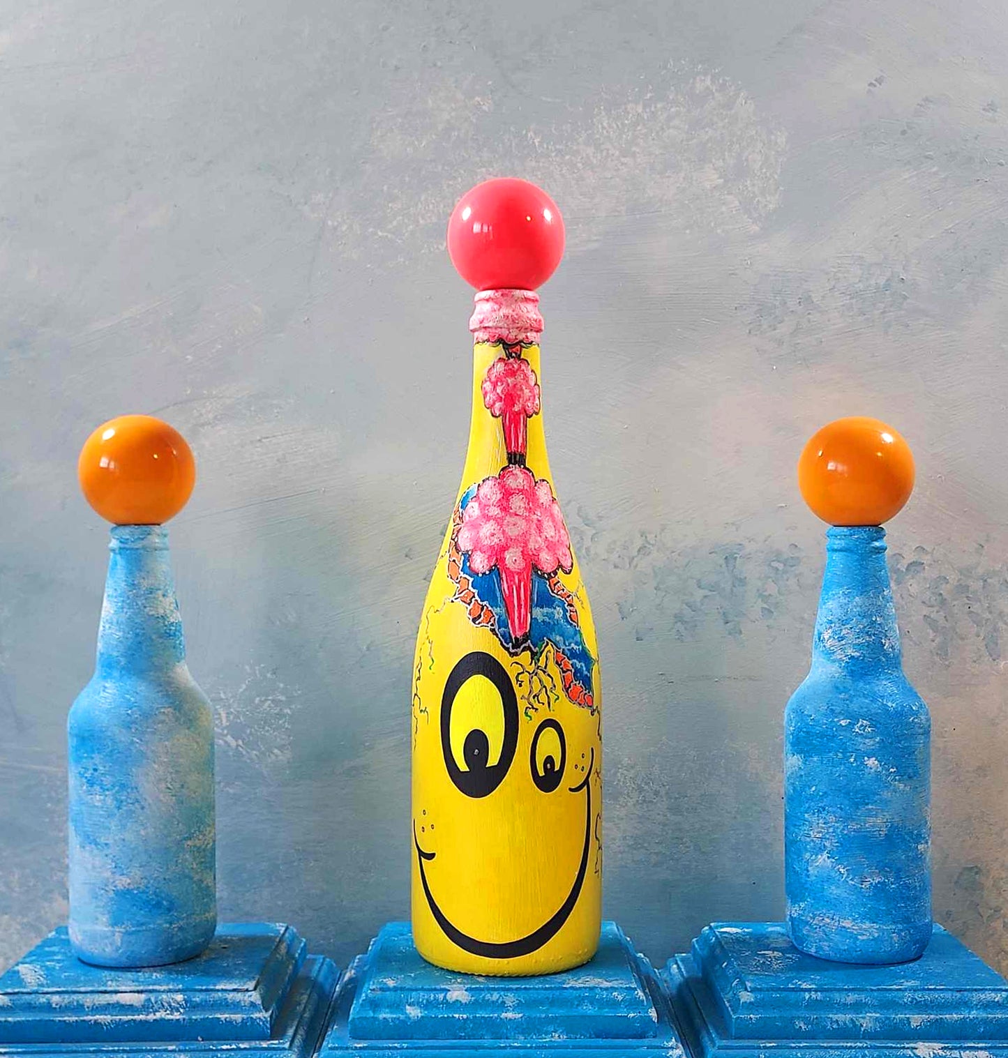 Popademic - TWEAK - Original Painted Bottle - Joey & Rhonda Havlock