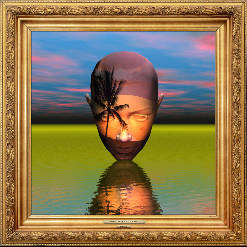 MIND ISLAND SUNRISE - Master Minds - Metal Print, Limited Edition 12" x 12" - HAVLOCK