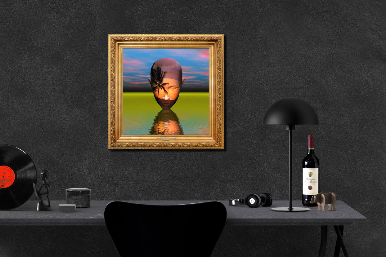 MIND ISLAND SUNRISE - Master Minds - Metal Print, Limited Edition 12" x 12" - HAVLOCK