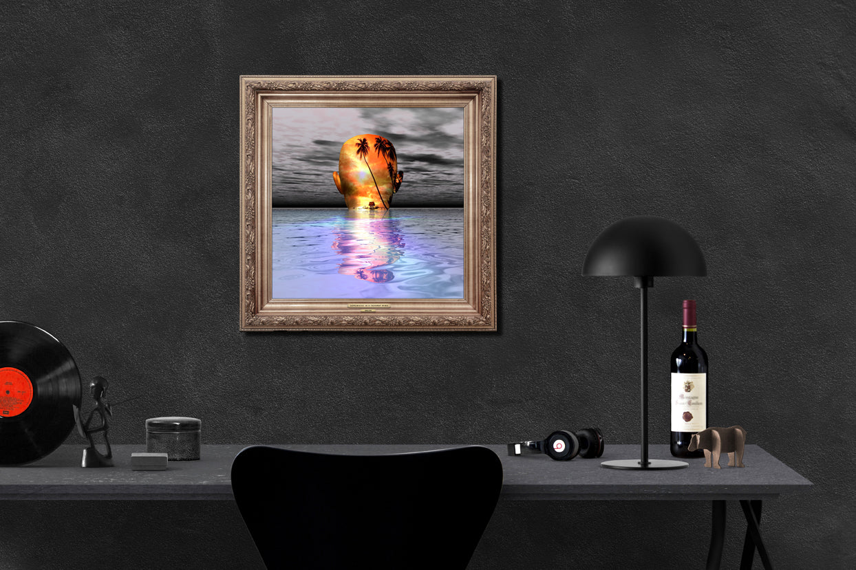 SOMEWHERE IN A FARAWAY MIND - Master Minds - Metal Print, Limited Edition 12" x 12" - HAVLOCK